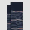 Striped Mid-Calf Socks sold by Bugatchi
