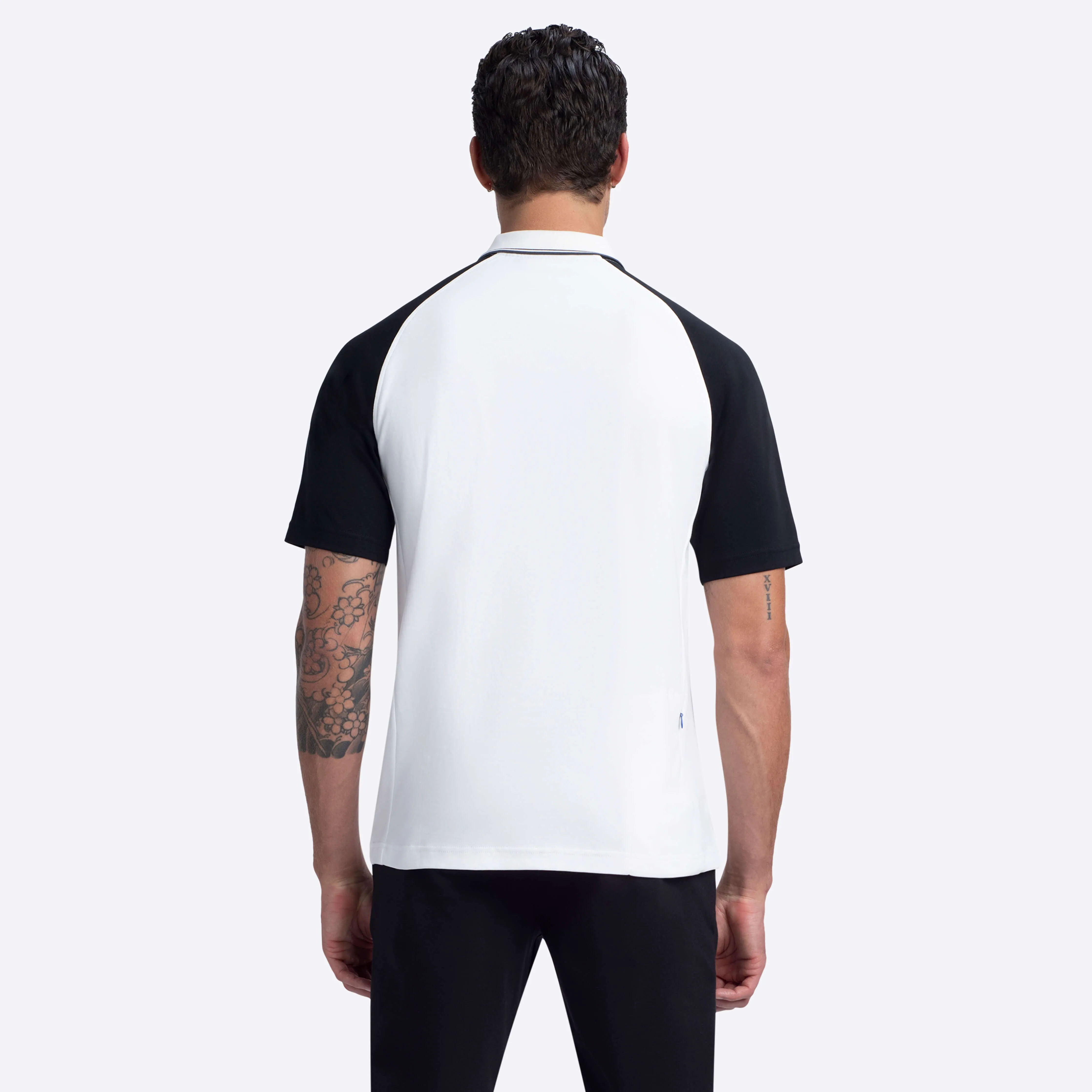 Short Sleeve Quarter Zip Polo sold by Bugatchi product image thumbnail 4
