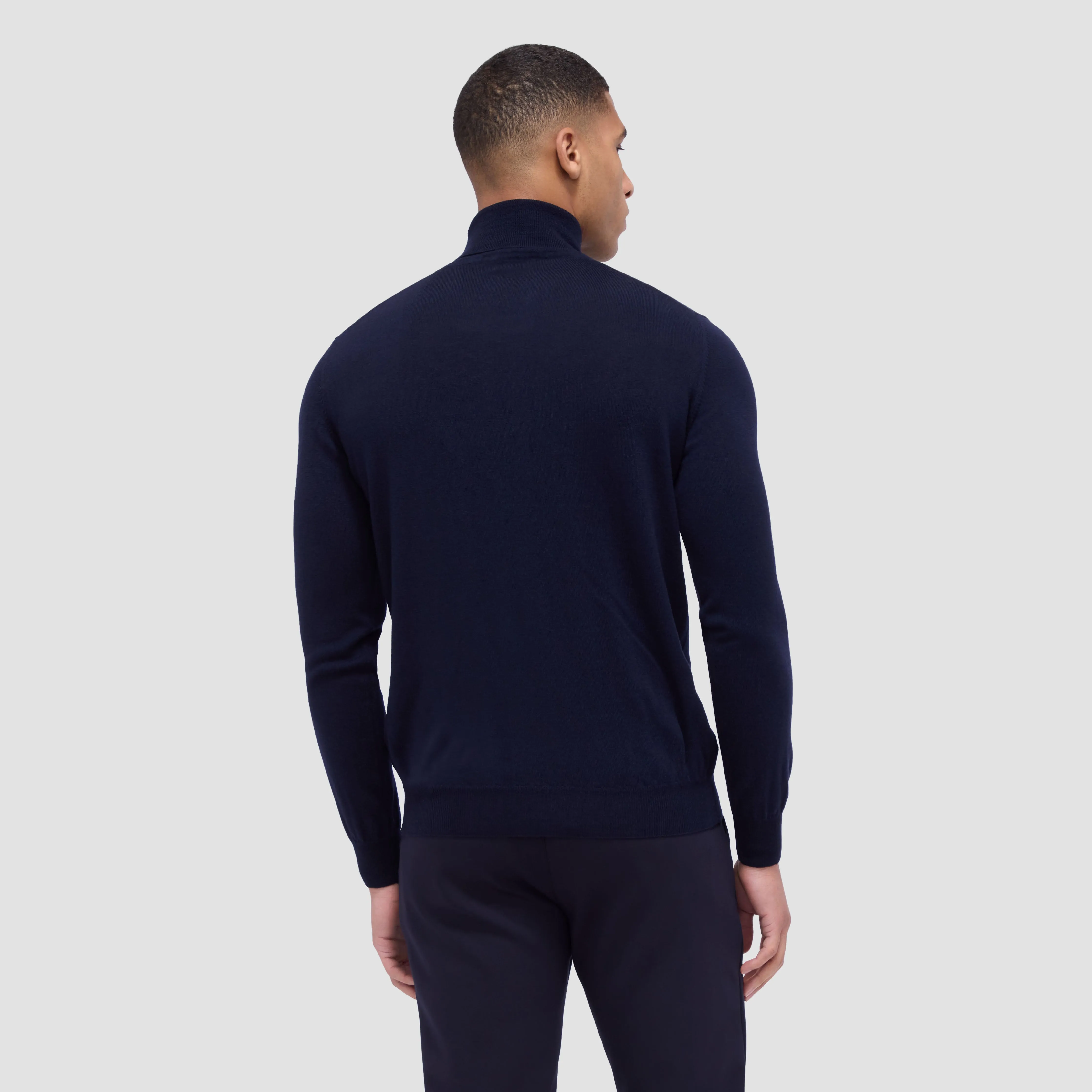 Sawyer Turtleneck Super Merino Sweater sold by Bugatchi product image thumbnail 4