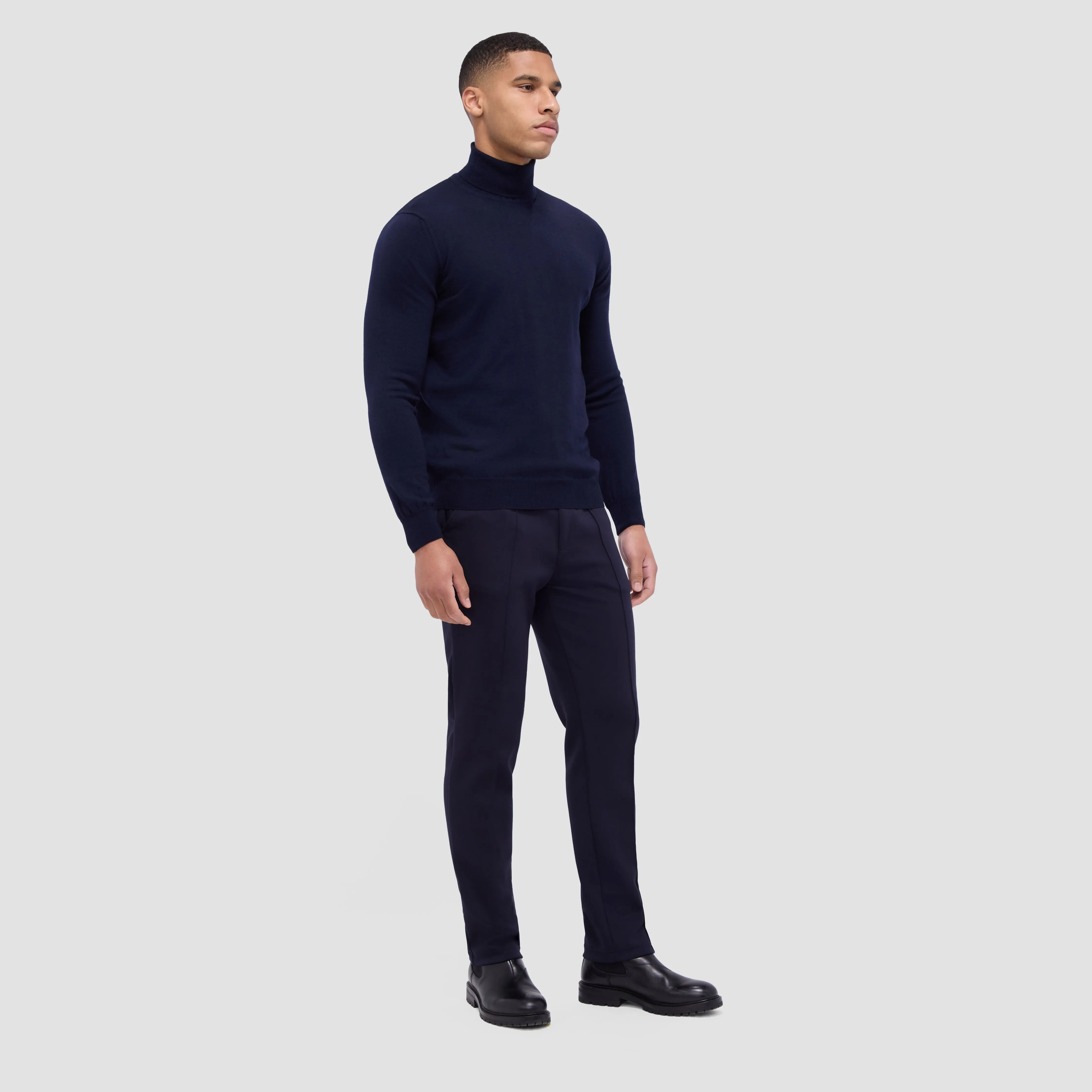Sawyer Turtleneck Super Merino Sweater sold by Bugatchi product image thumbnail 5
