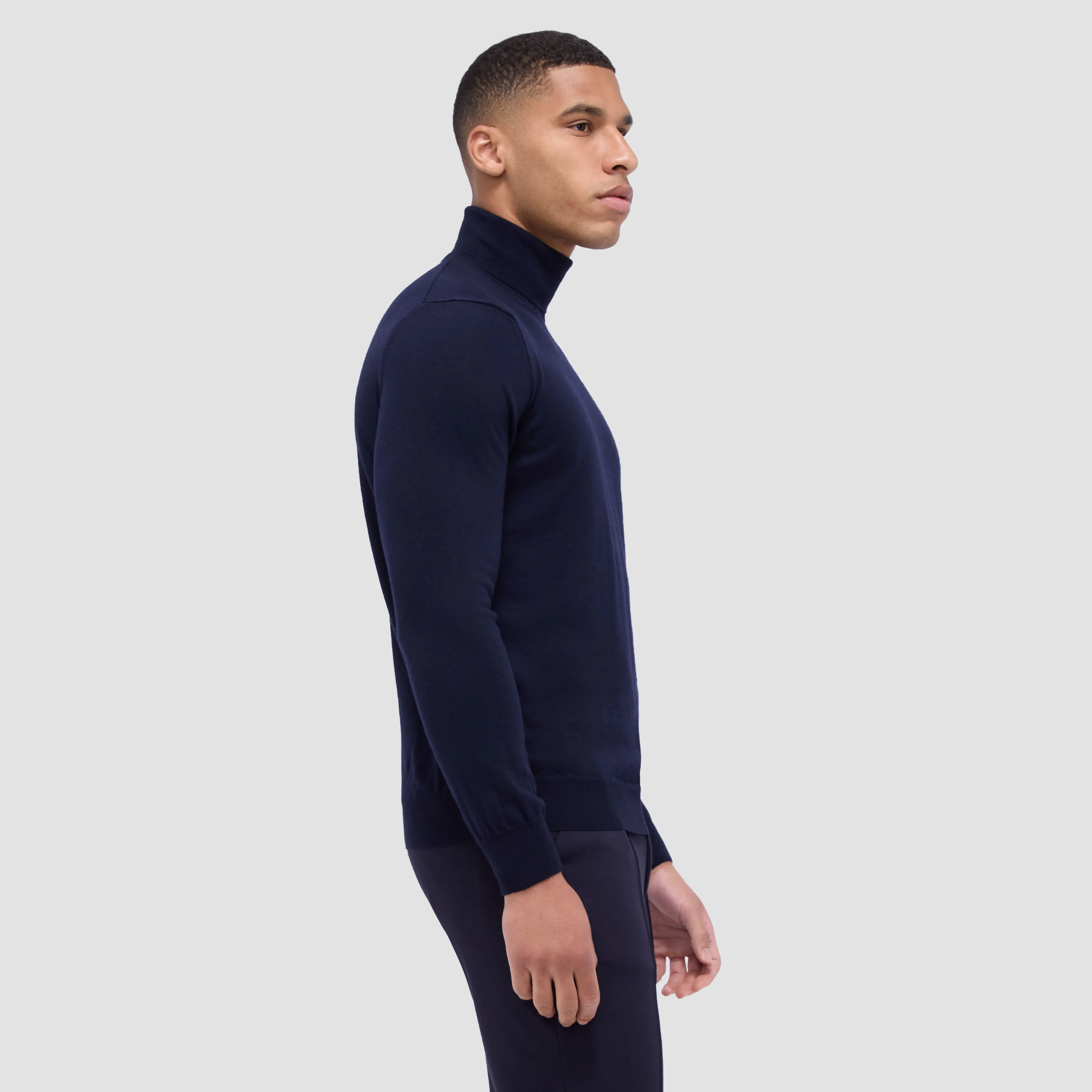 Sawyer Turtleneck Super Merino Sweater sold by Bugatchi product image thumbnail 3