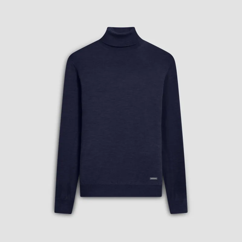 Sawyer Turtleneck Super Merino Sweater sold by Bugatchi