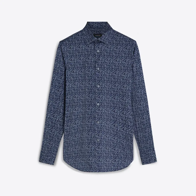 JAMES Abstract Print OoohCotton Shirt sold by Bugatchi