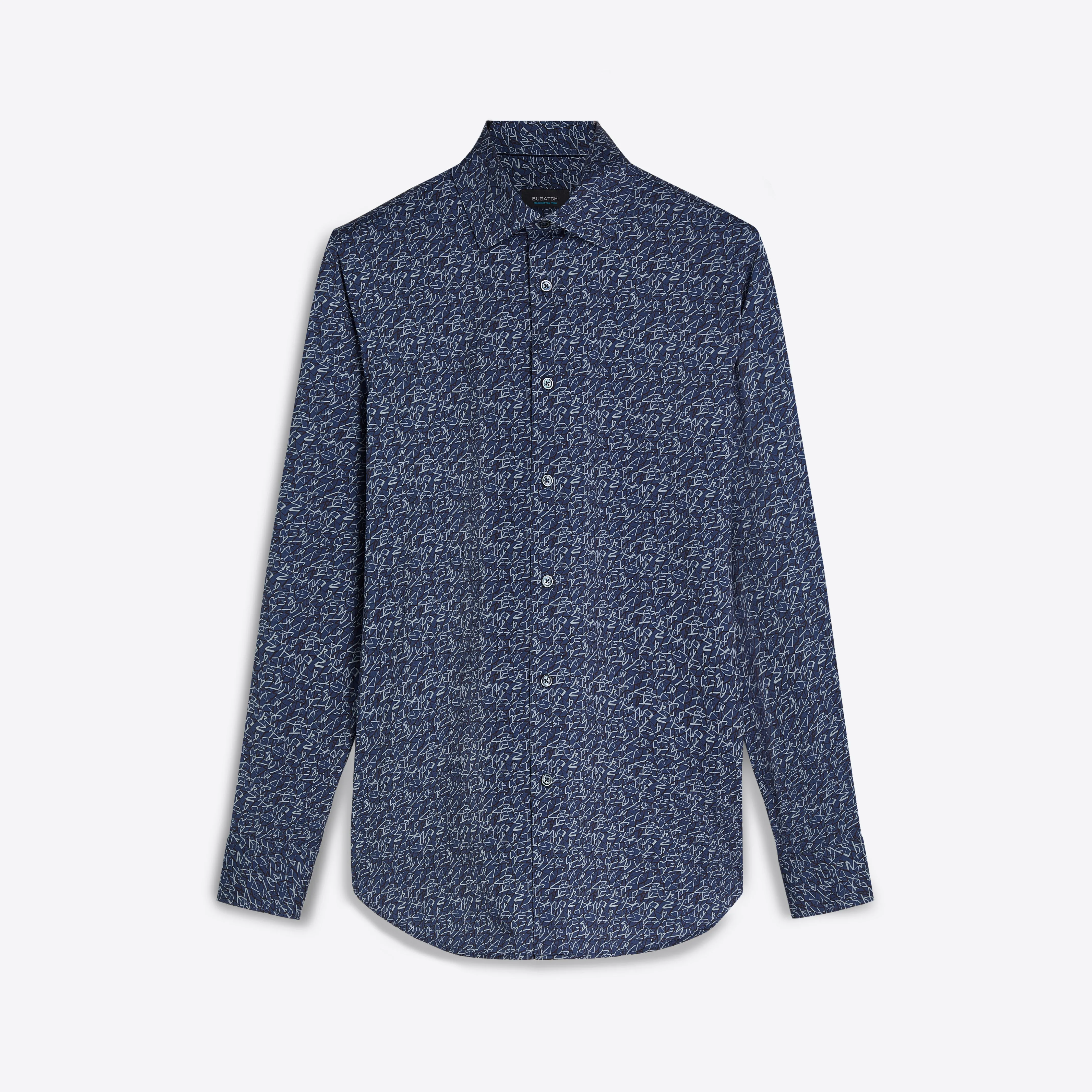 JAMES Abstract Print OoohCotton Shirt sold by Bugatchi