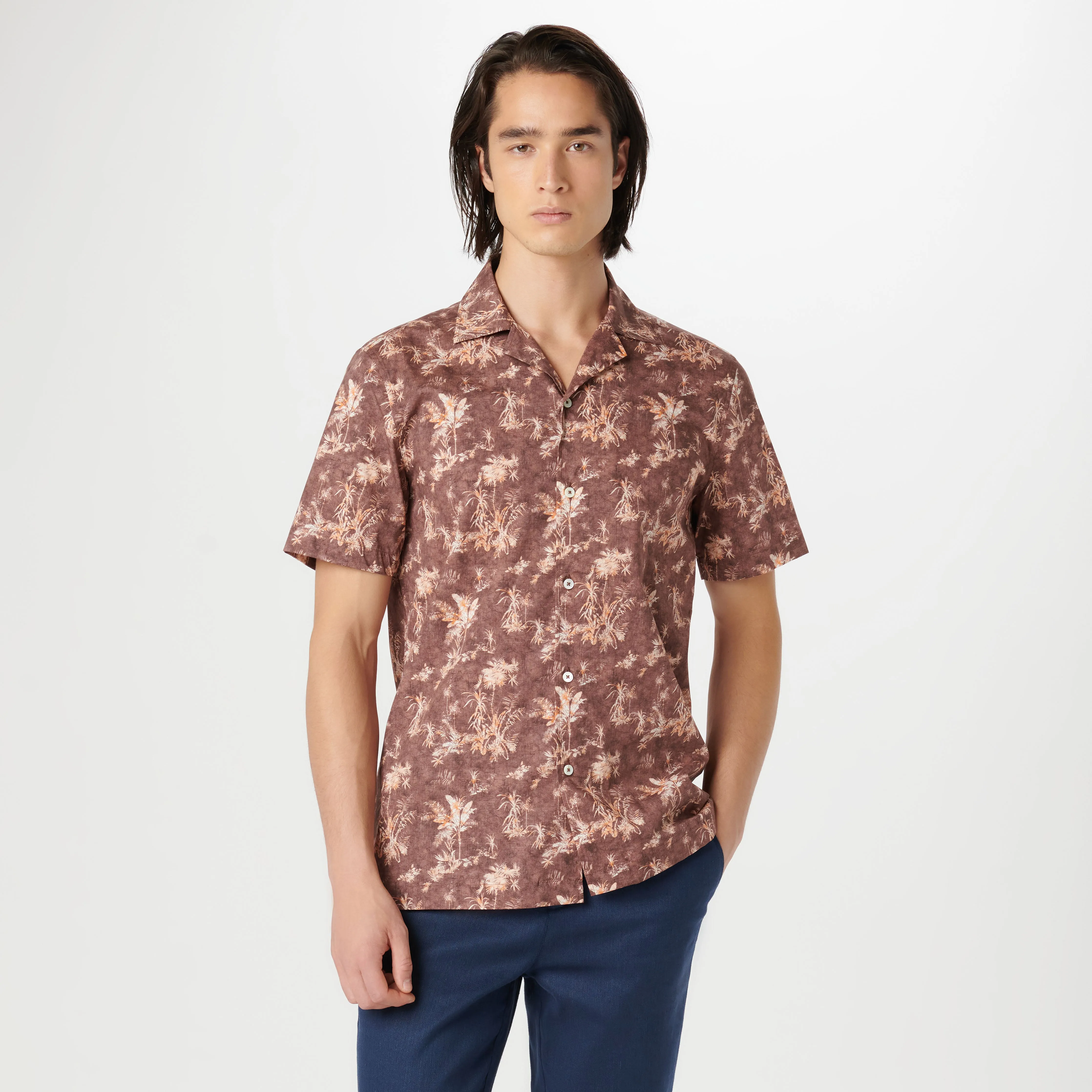 Jackson Floral Short Sleeve Shirt sold by Bugatchi product image thumbnail 2