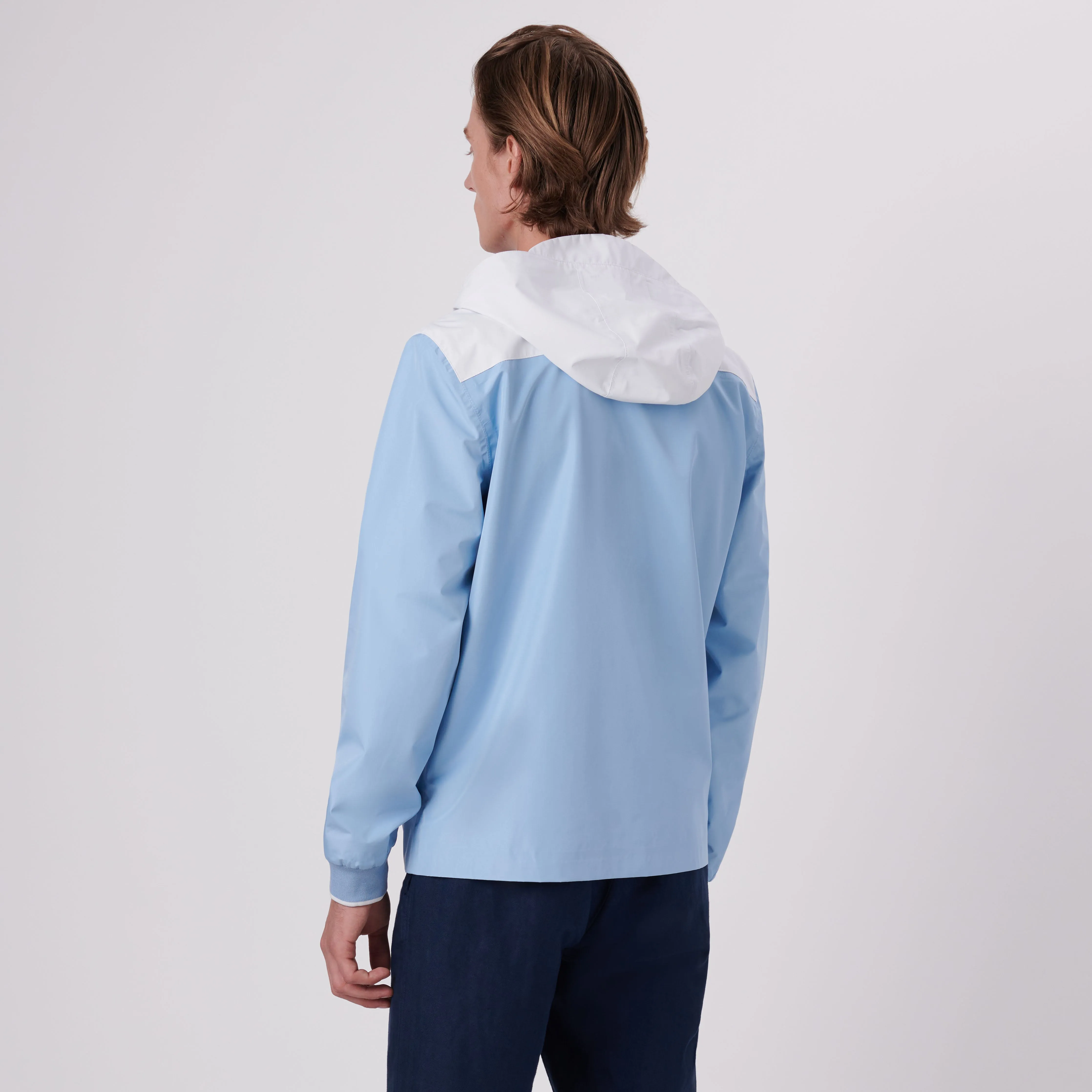 Two-Tone Nylon Windbreaker sold by Bugatchi product image thumbnail 4