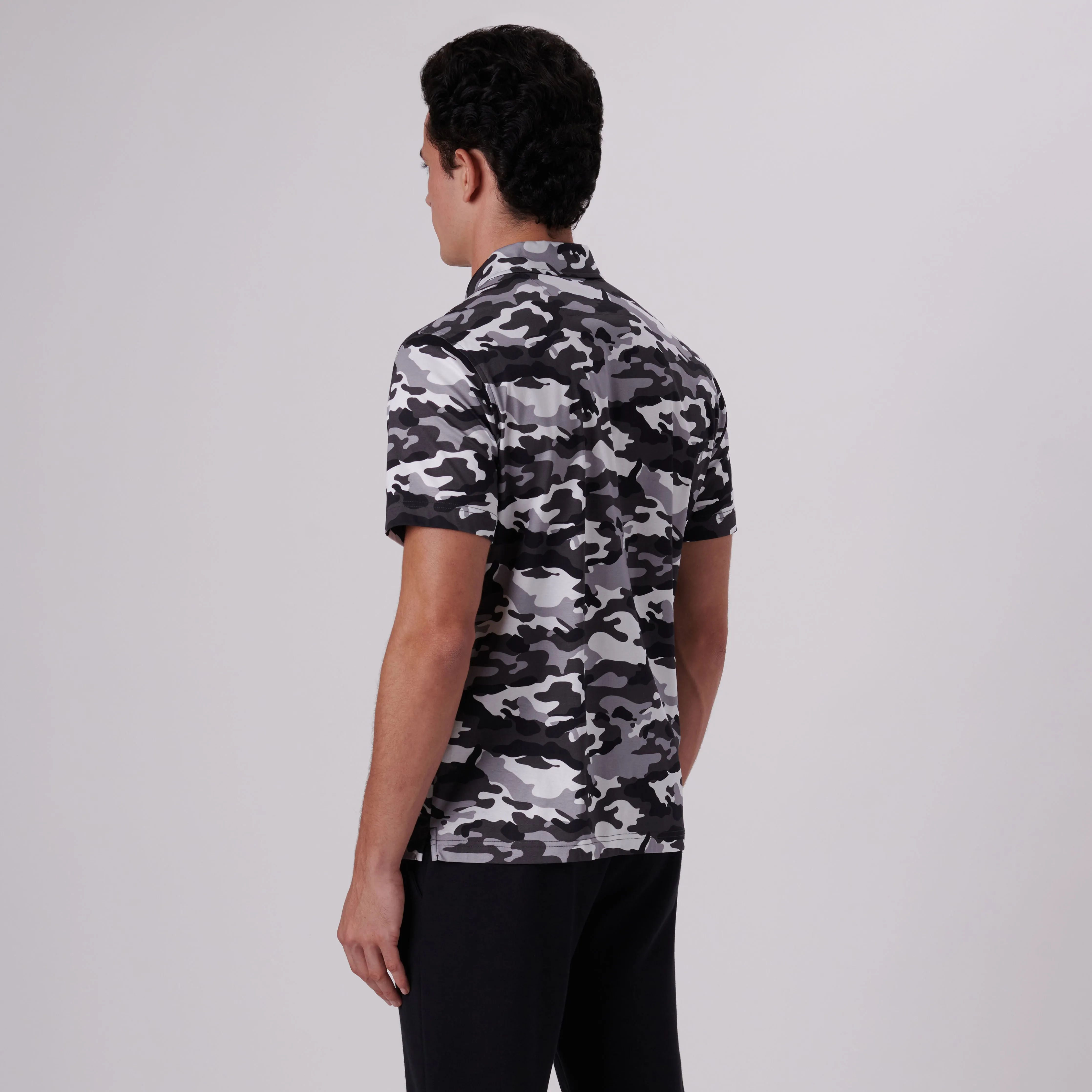 Hendrix Camouflage Polo Shirt sold by Bugatchi product image thumbnail 4