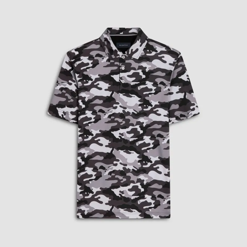 Hendrix Camouflage Polo Shirt sold by Bugatchi