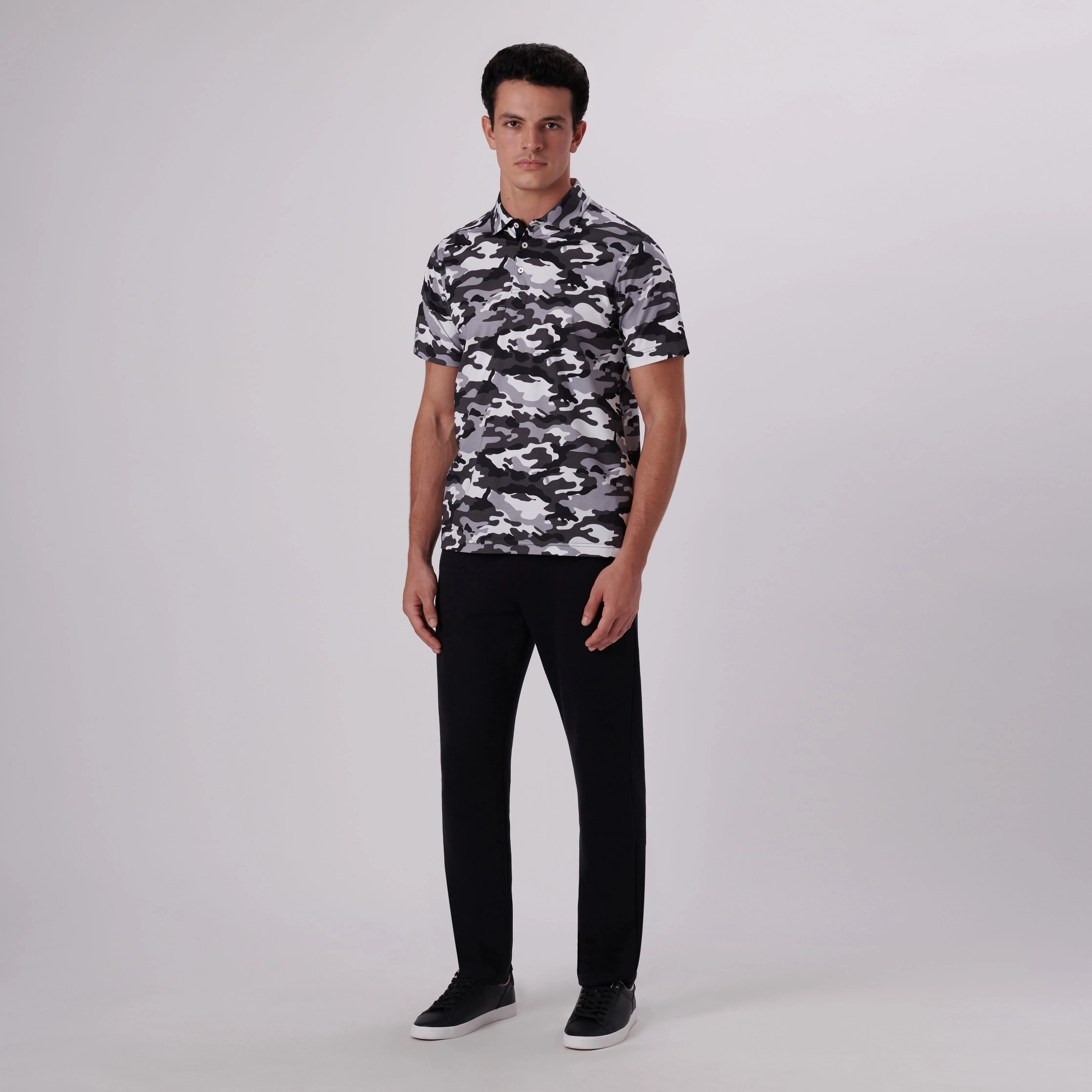 Hendrix Camouflage Polo Shirt sold by Bugatchi product image thumbnail 5