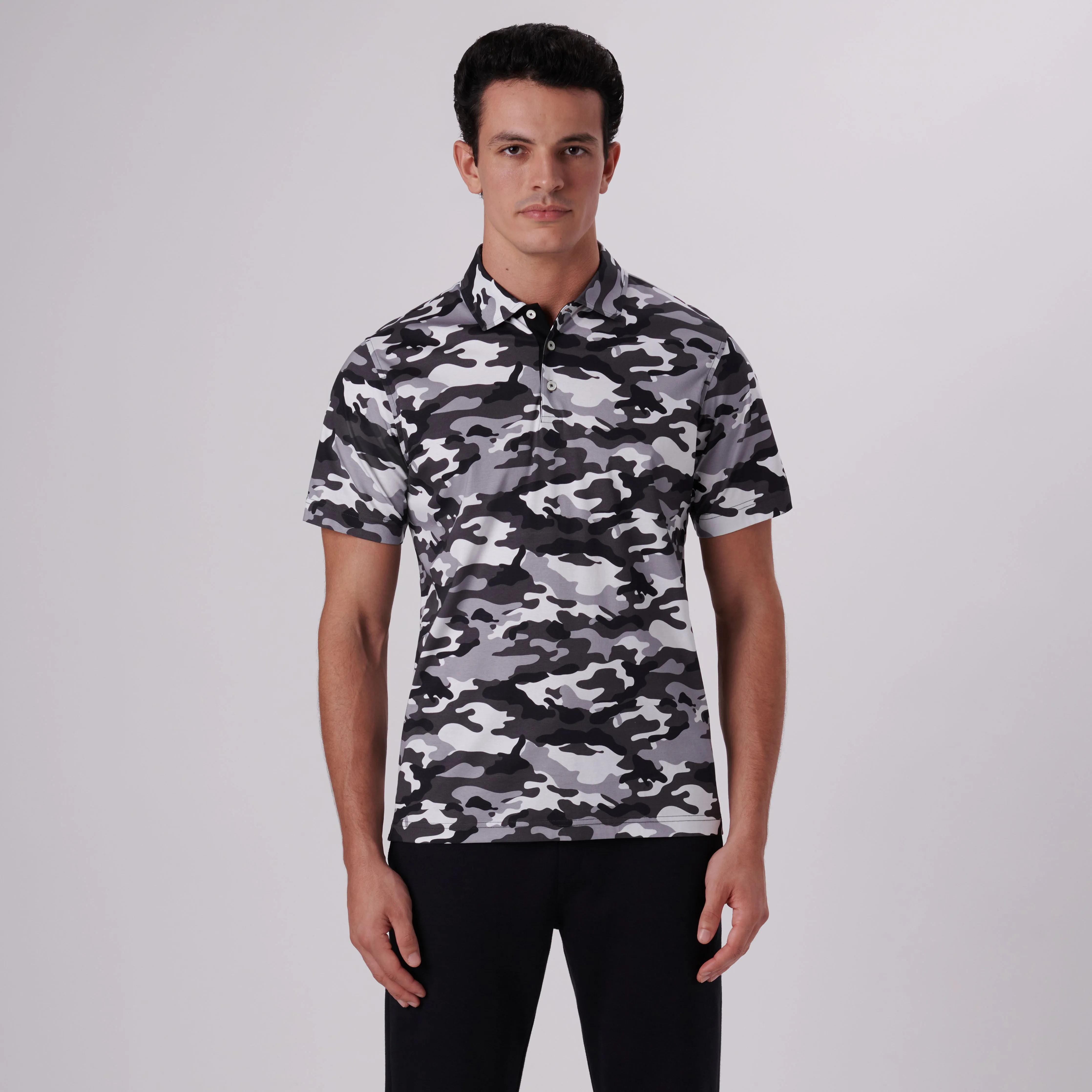 Hendrix Camouflage Polo Shirt sold by Bugatchi product image thumbnail 2