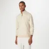 Hound's Tooth Quarter Zip Pullover sold by Bugatchi