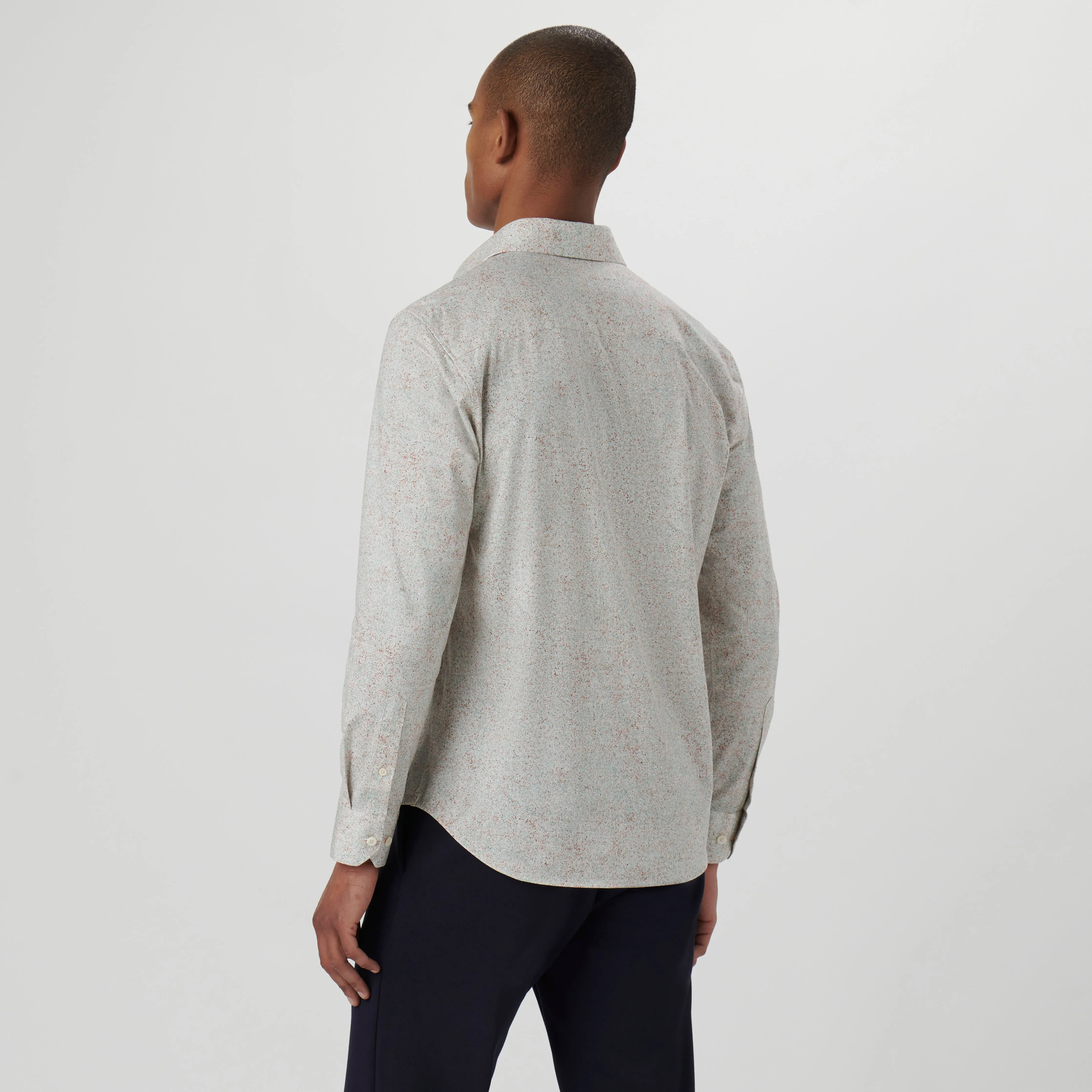 James Marbled OoohCotton Shirt sold by Bugatchi product image thumbnail 4