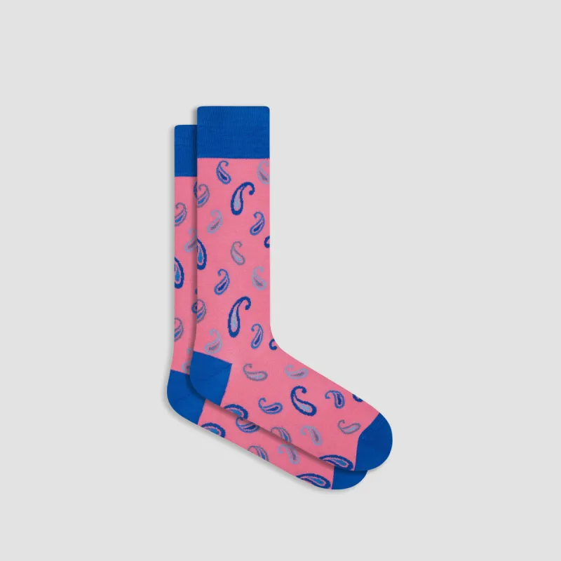 Paisley Mid-Calf Socks sold by Bugatchi