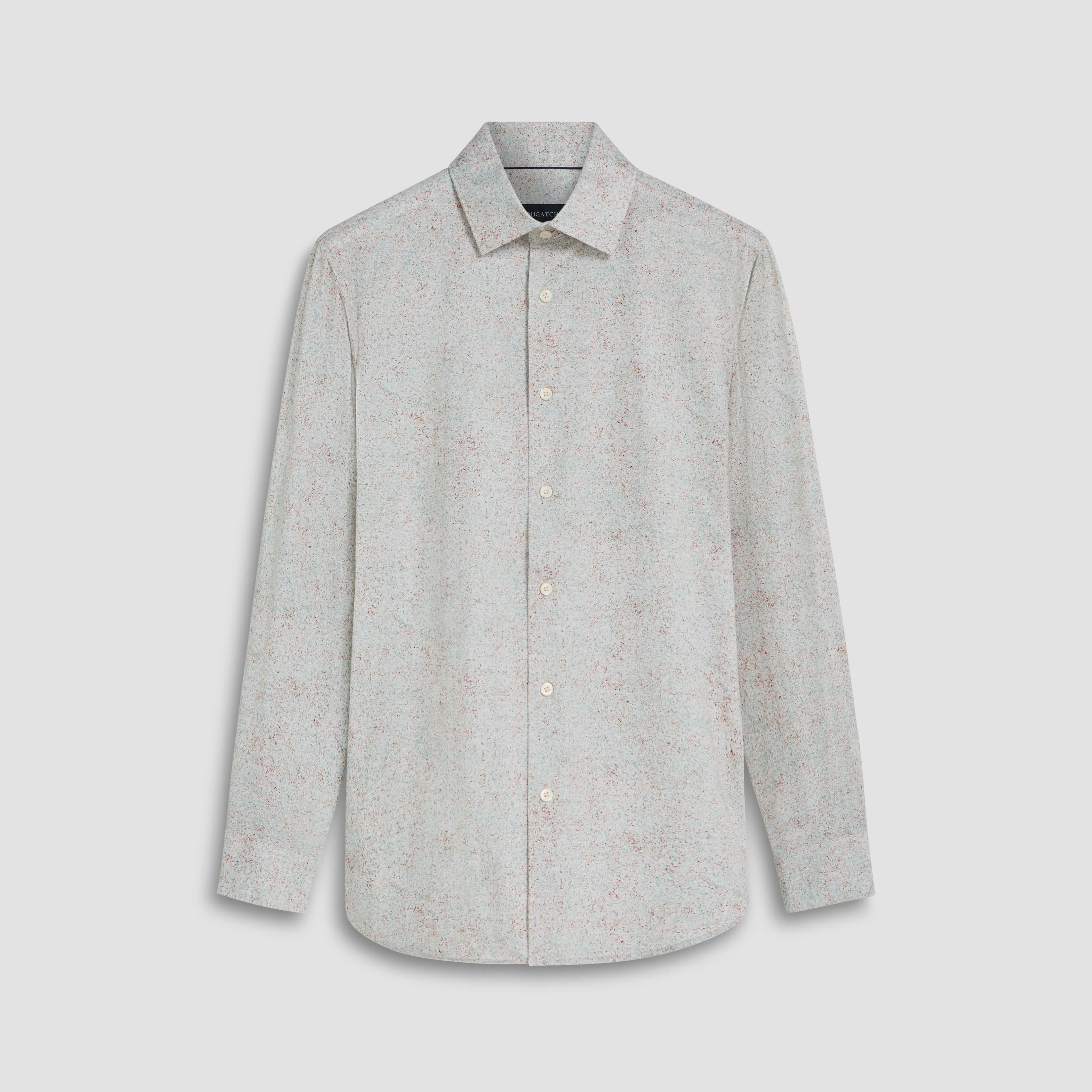 James Marbled OoohCotton Shirt sold by Bugatchi