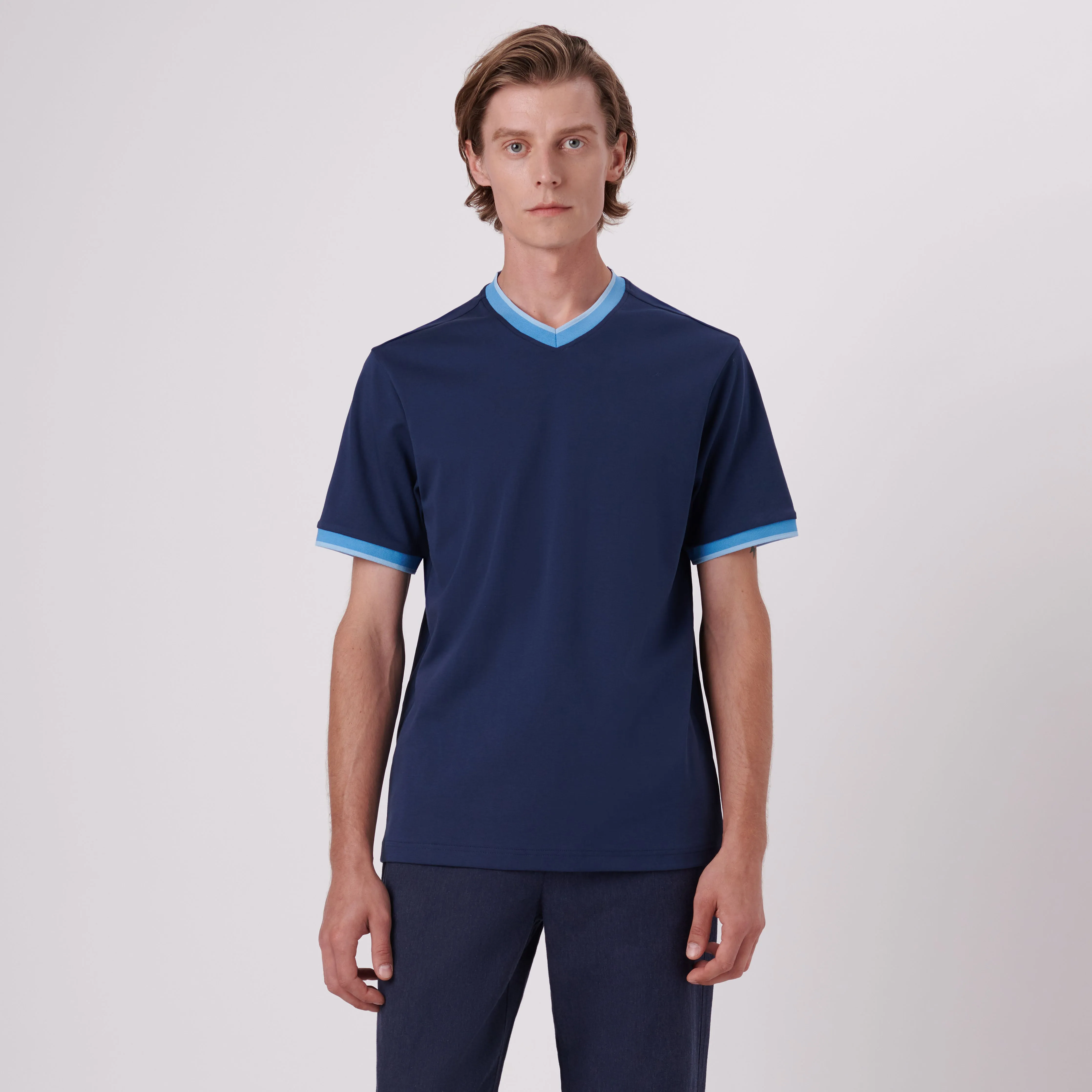 High V-Neck T-Shirt sold by Bugatchi product image thumbnail 2