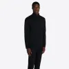 Solid Quarter Zip Mock Neck Pullover sold by Bugatchi