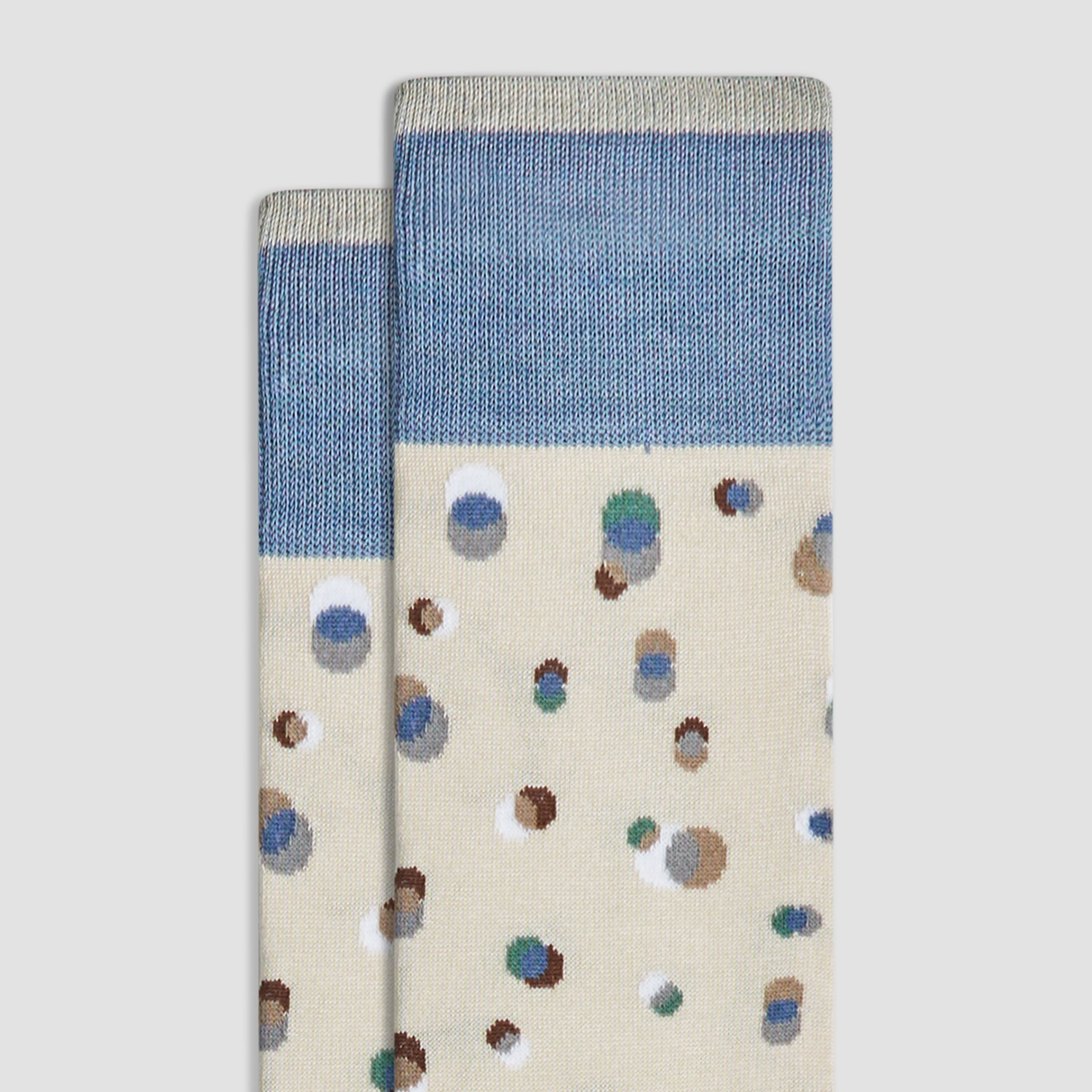 Geometric Mid-Calf Socks sold by Bugatchi product image thumbnail 2