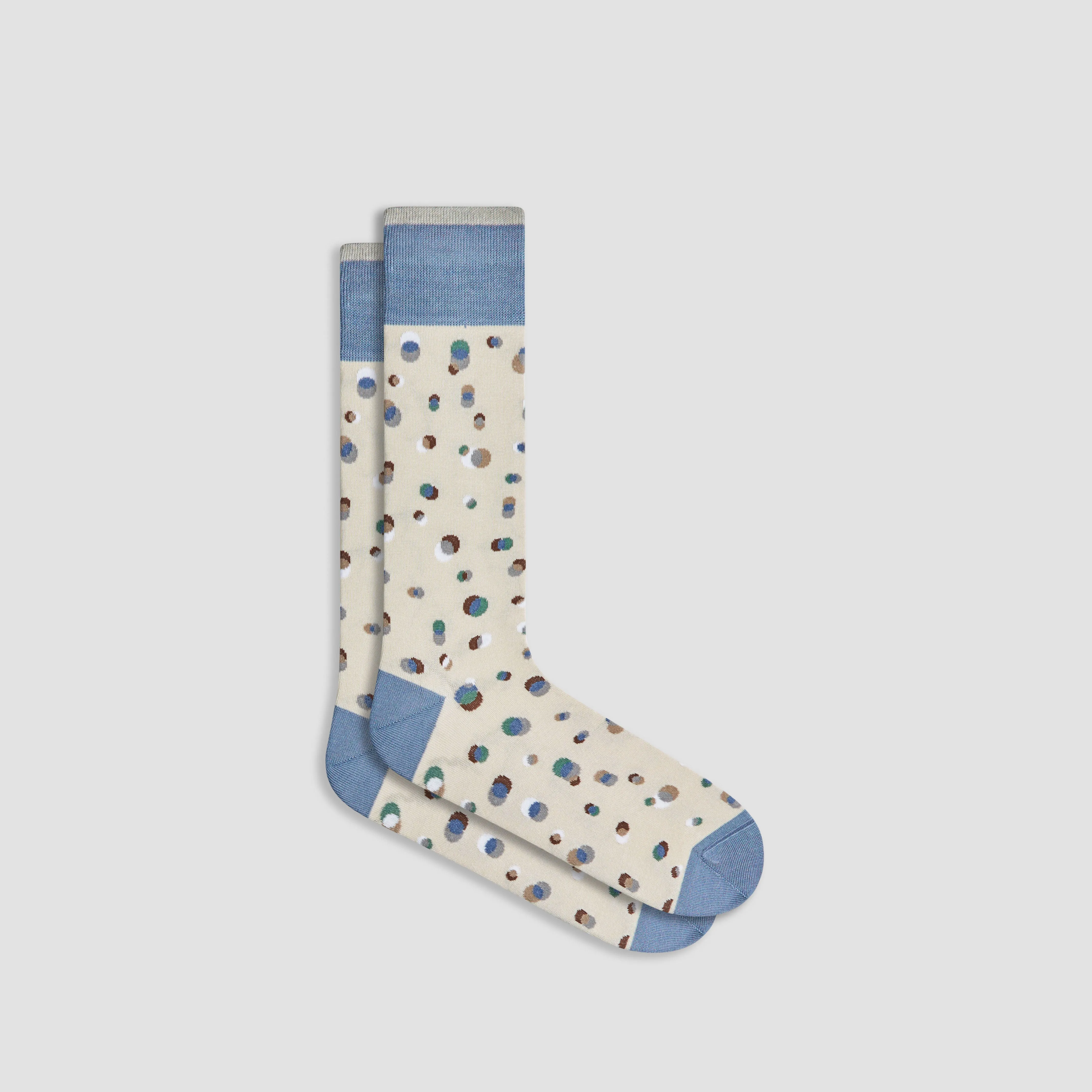 Geometric Mid-Calf Socks sold by Bugatchi