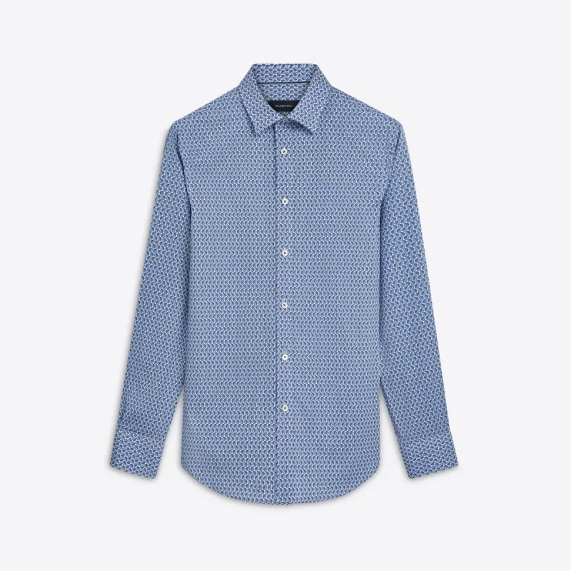 JULIAN Abstract Print Shirt sold by Bugatchi