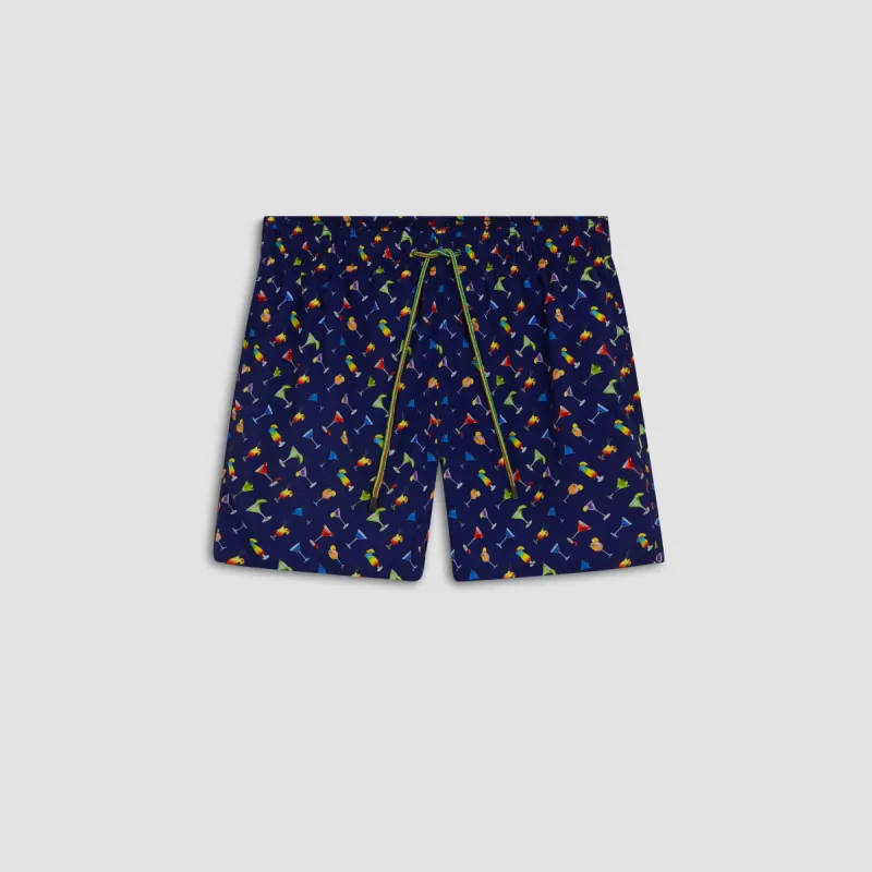 Archer Cocktails Swim Trunks sold by Bugatchi