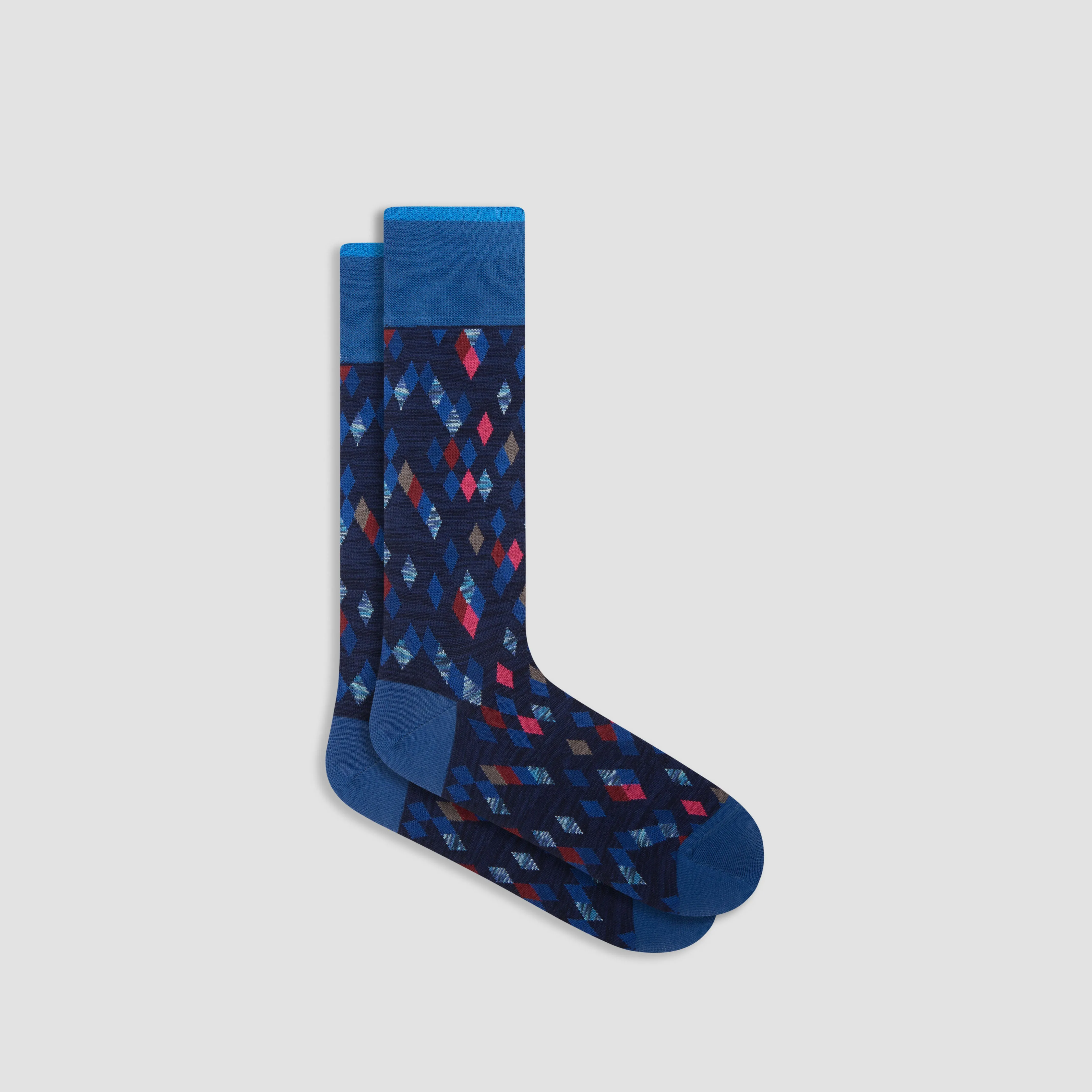 Argyle Mid-Calf Socks sold by Bugatchi