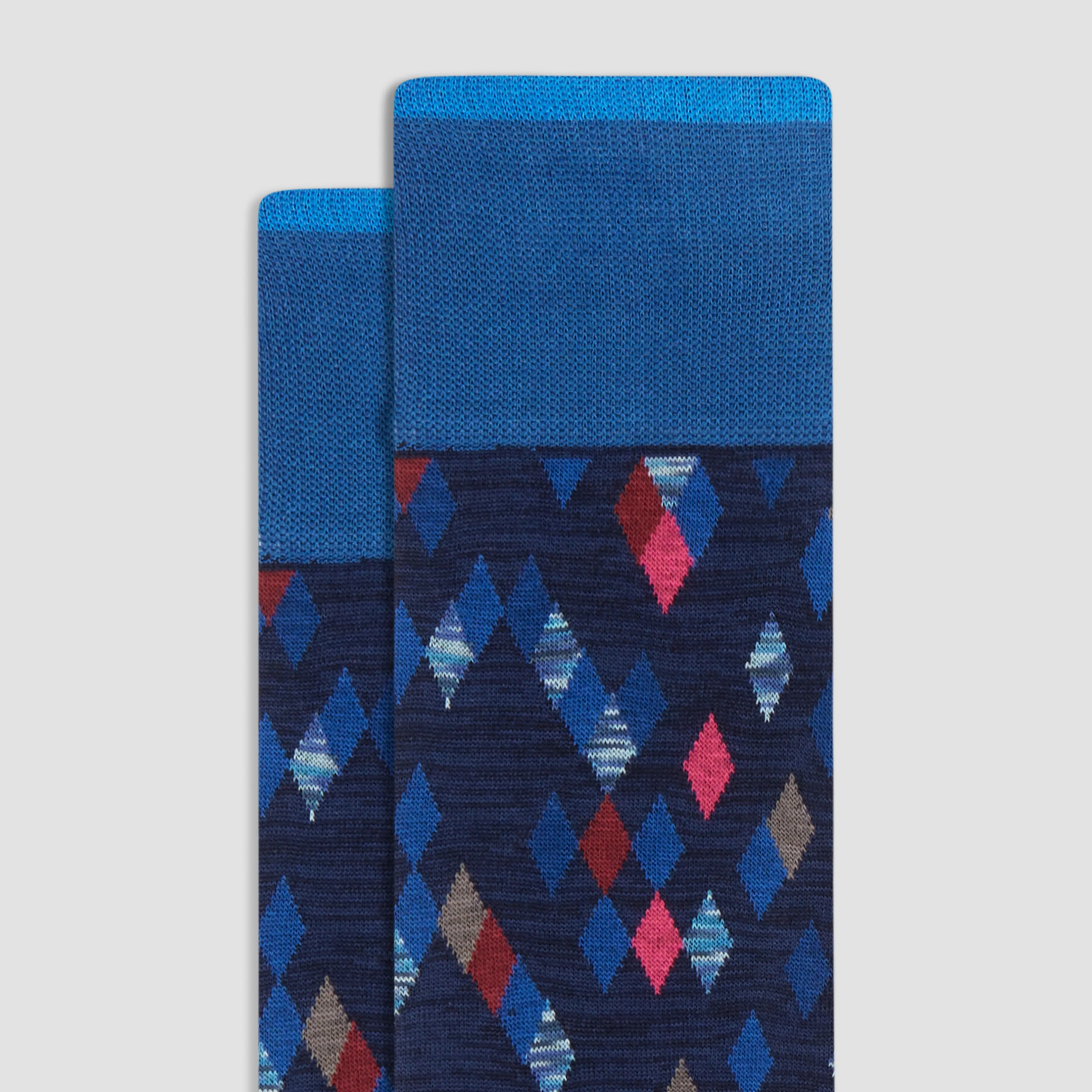 Argyle Mid-Calf Socks sold by Bugatchi product image thumbnail 2