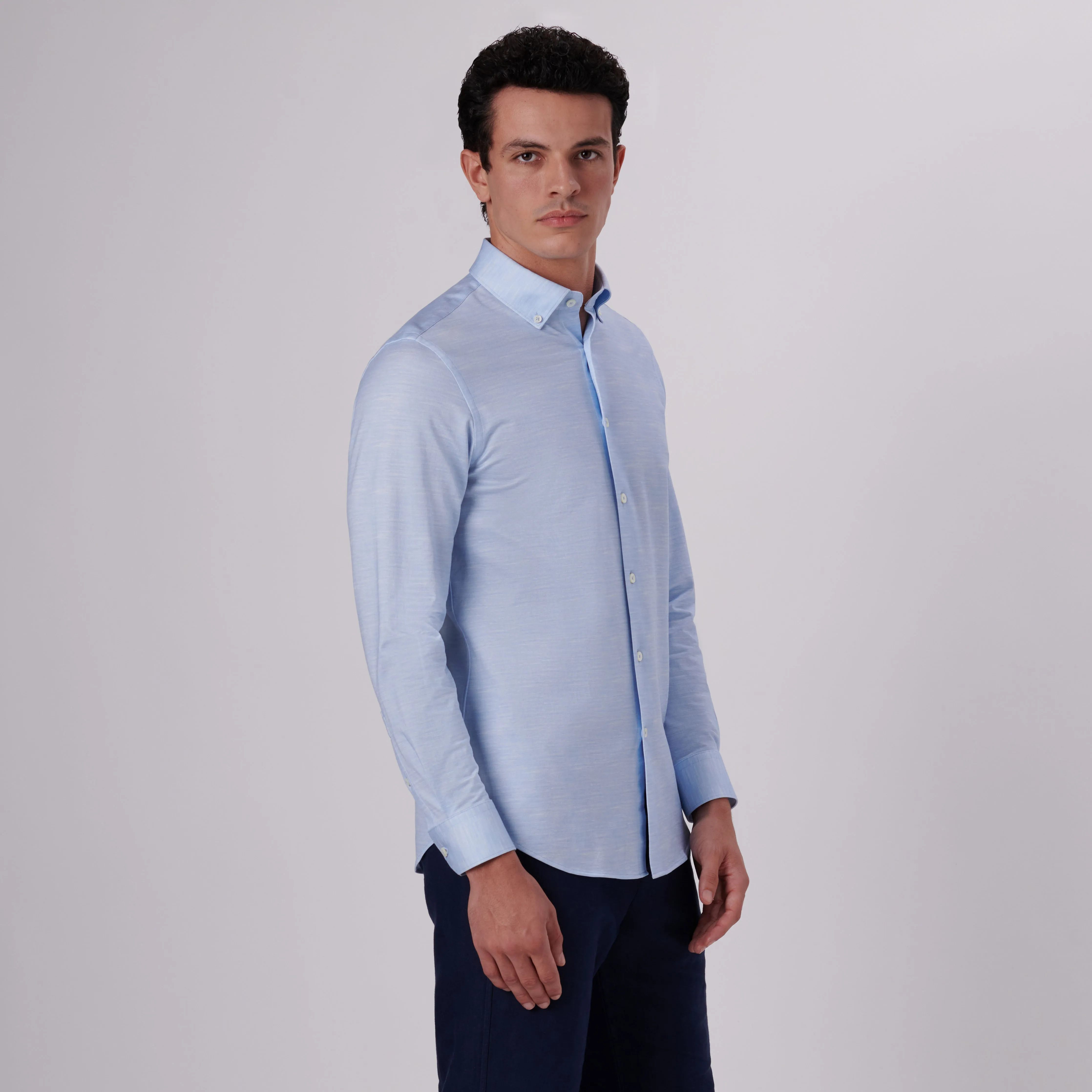 James Heather Print OoohCotton Shirt sold by Bugatchi product image thumbnail 3