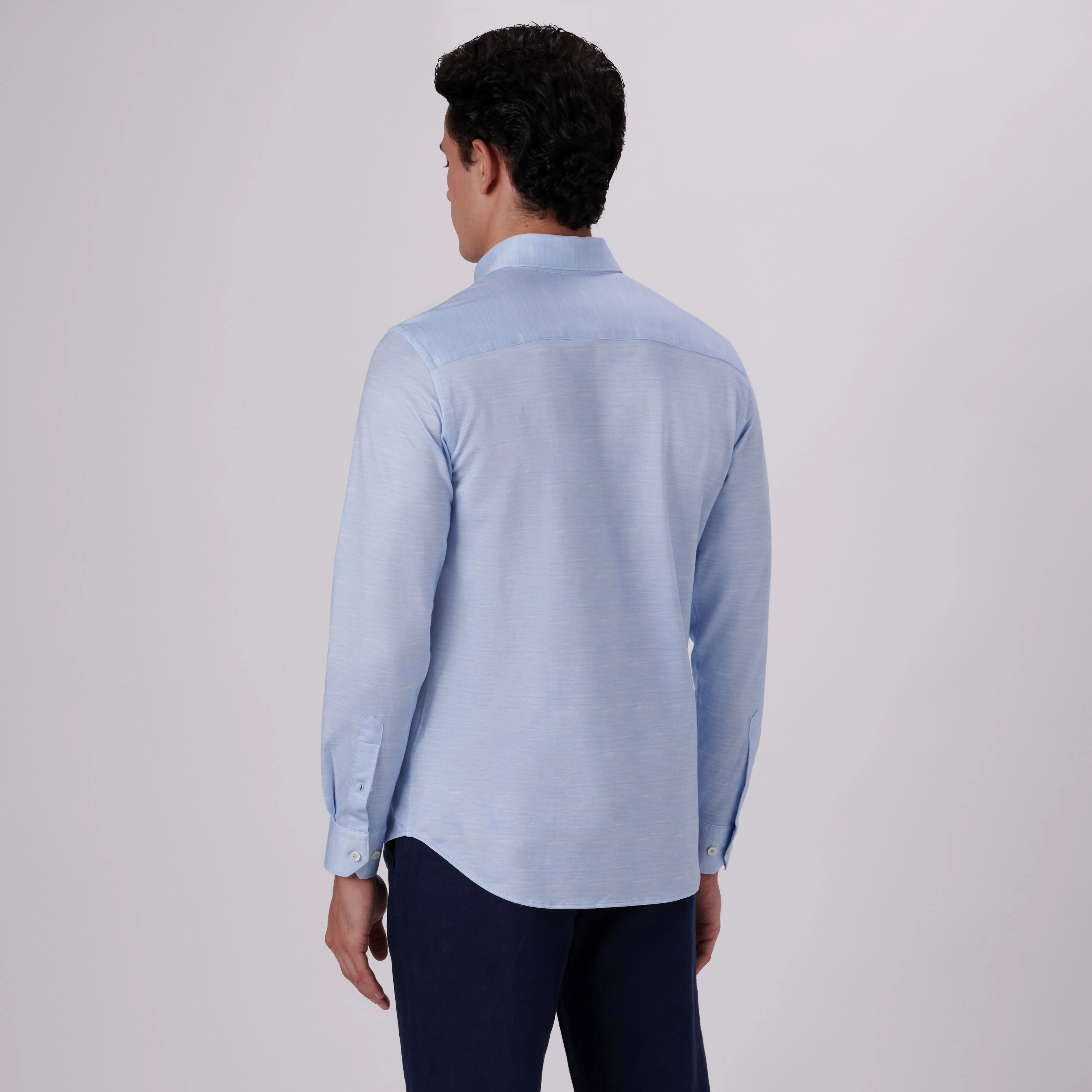 James Heather Print OoohCotton Shirt sold by Bugatchi product image thumbnail 4