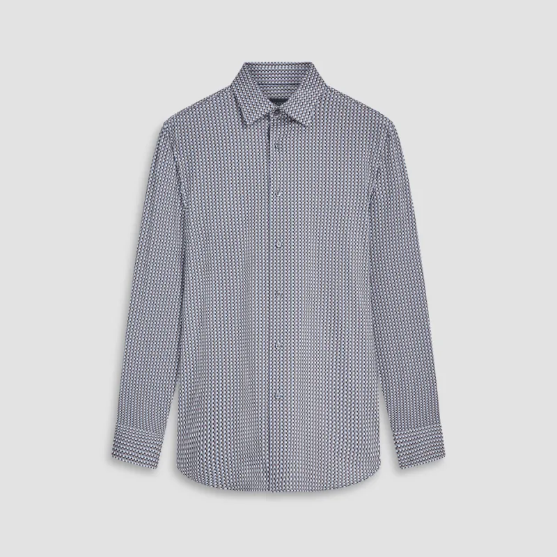 James Arrow Stripe OoohCotton Shirt sold by Bugatchi