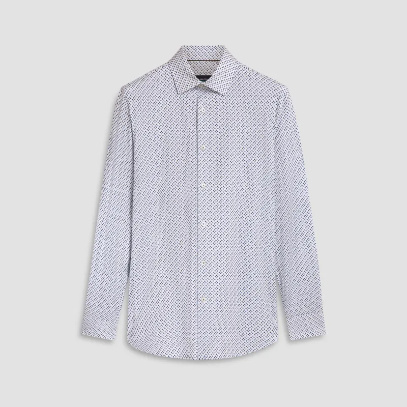 James Geometric Print OoohCotton Shirt sold by Bugatchi