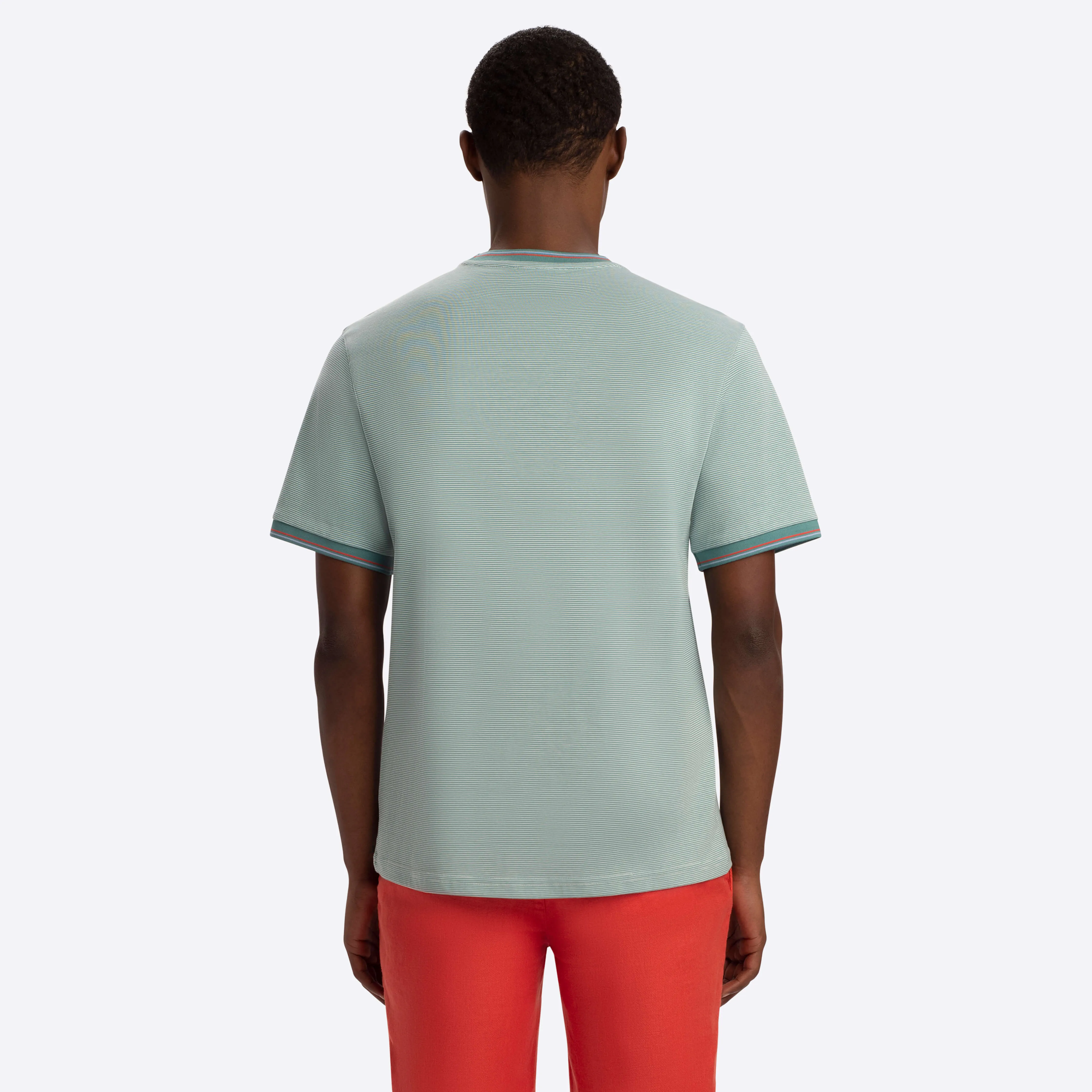Short Sleeve Crew Neck T-Shirt sold by Bugatchi product image thumbnail 4