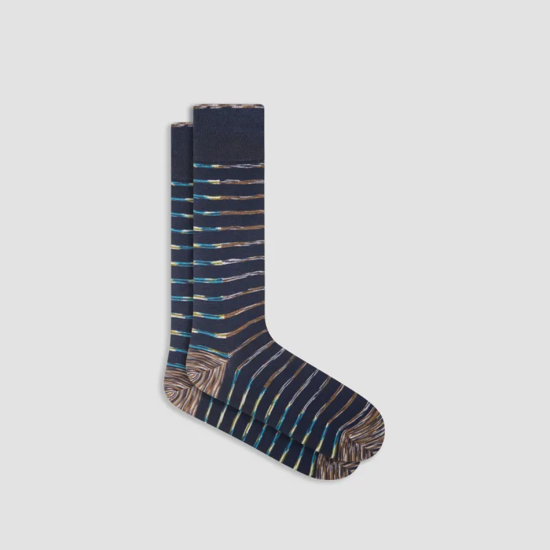 Striped Mid-Calf Socks sold by Bugatchi