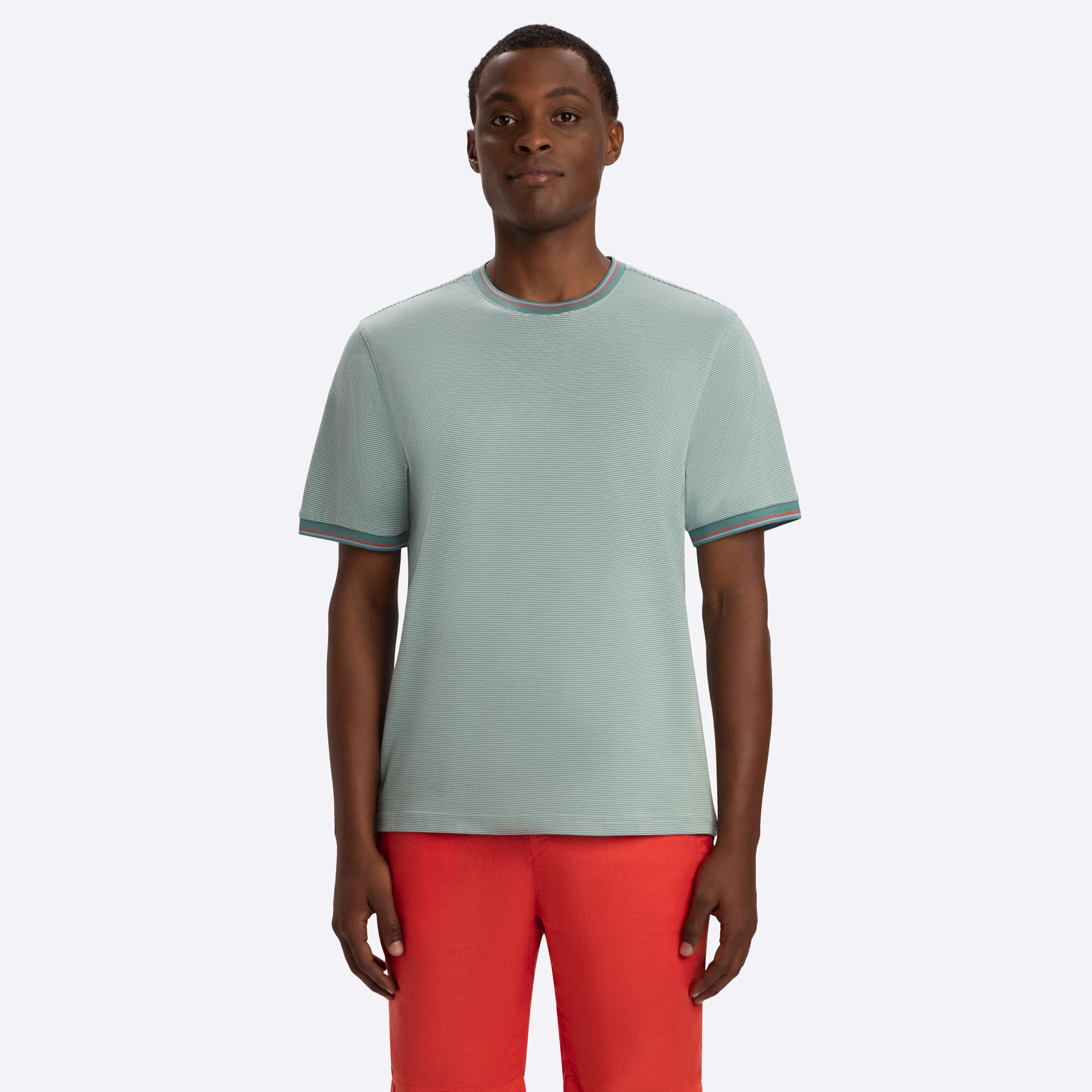 Short Sleeve Crew Neck T-Shirt sold by Bugatchi product image thumbnail 2