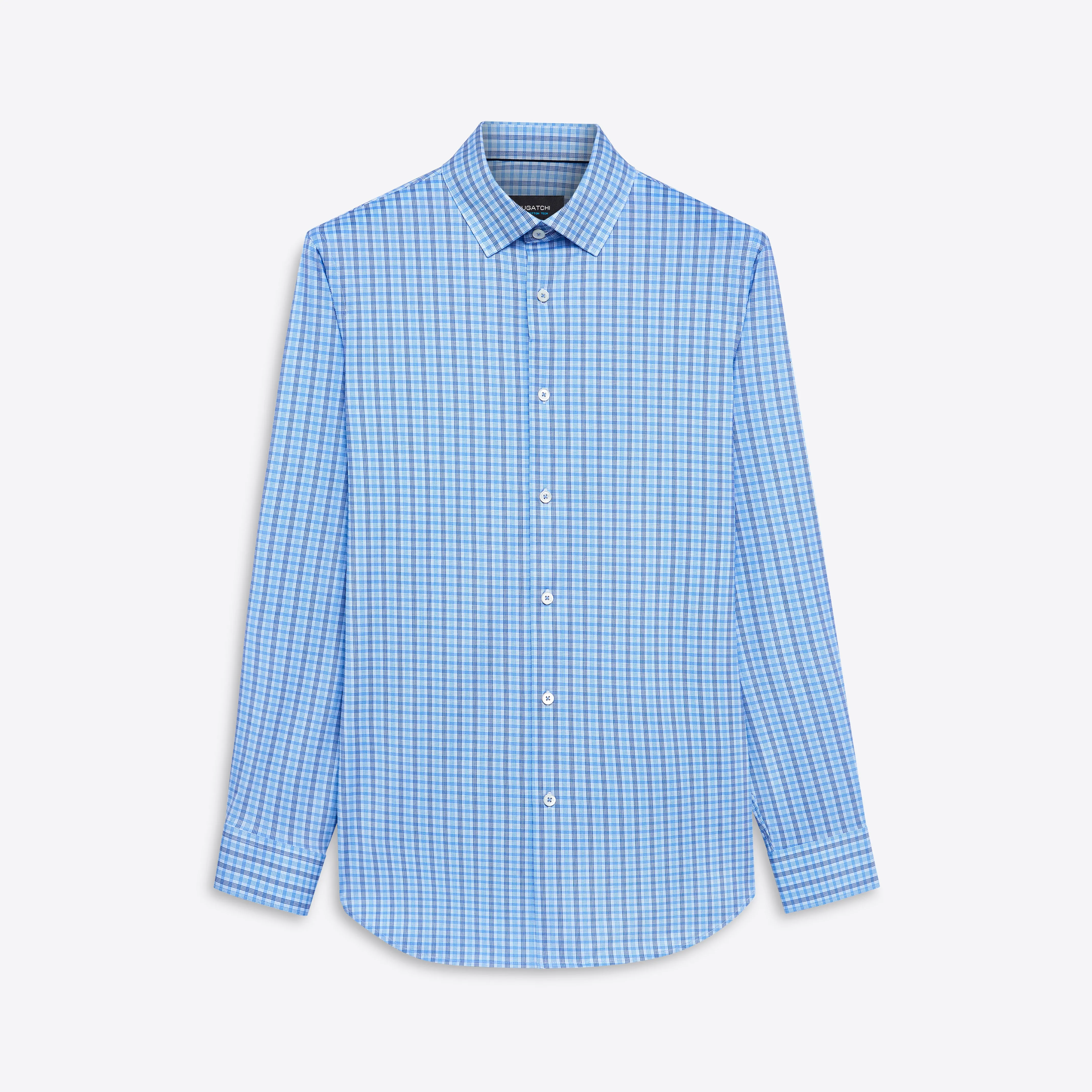 JAMES Plaid Check OoohCotton Shirt sold by Bugatchi