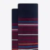 Striped Mid-Calf Socks sold by Bugatchi