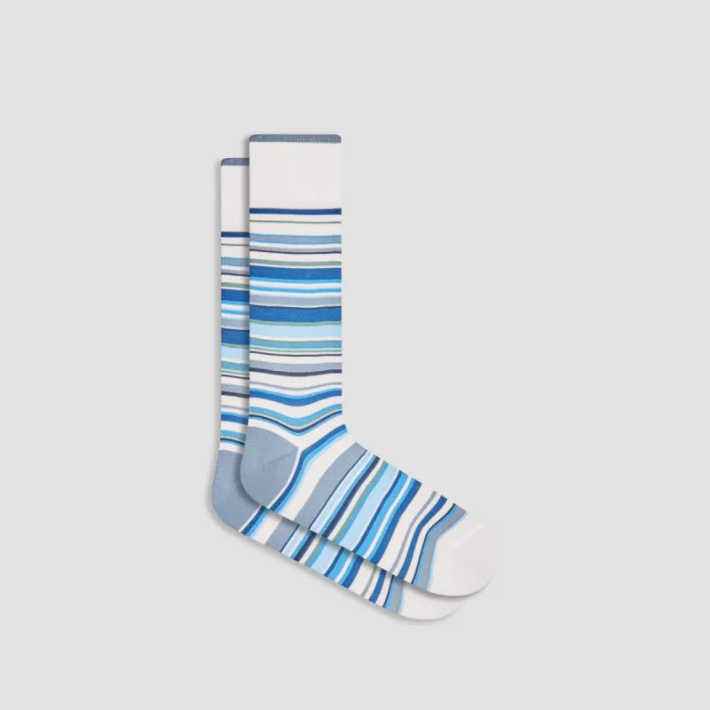 Striped Mid-Calf Socks sold by Bugatchi