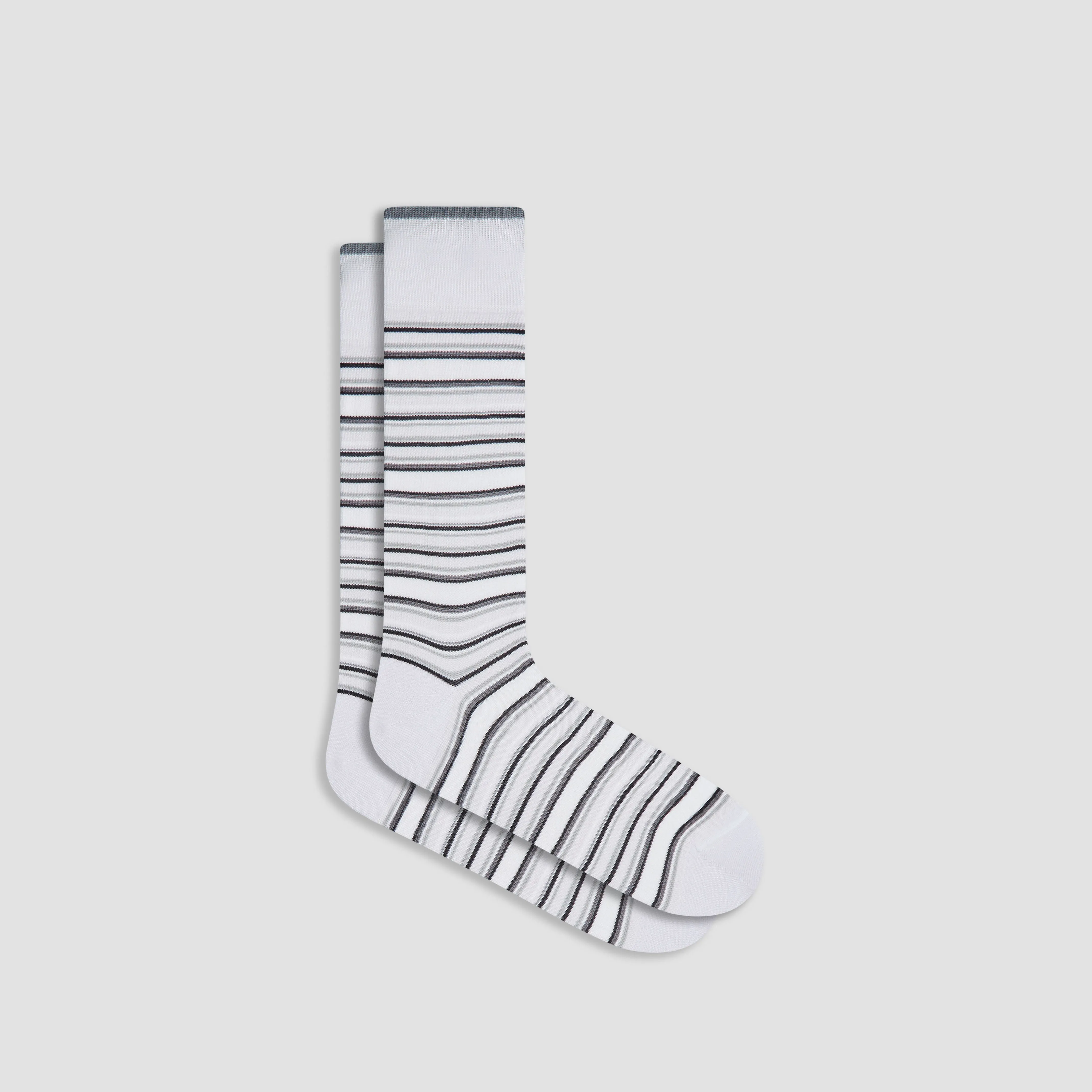 Striped Mid-Calf Socks sold by Bugatchi