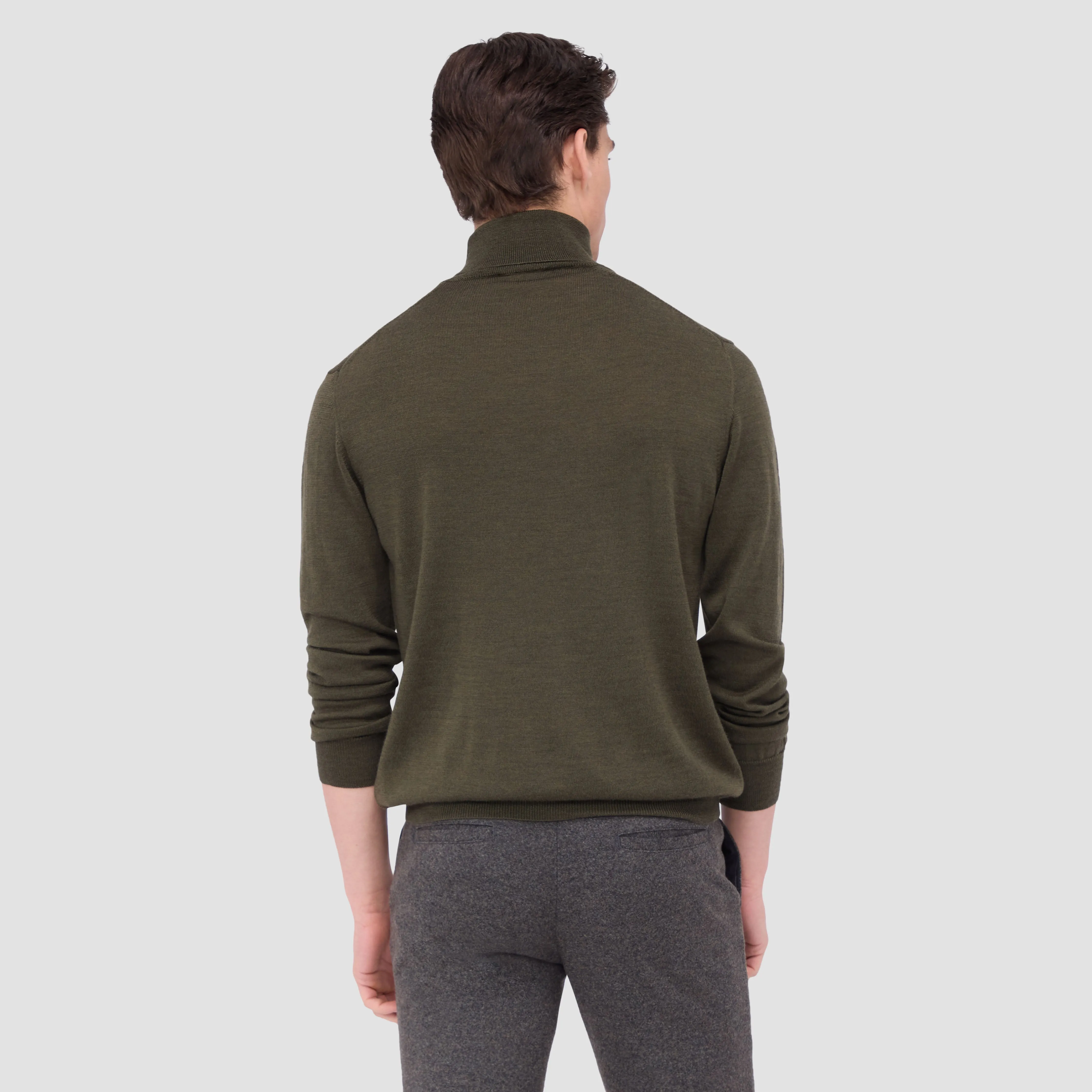 Sawyer Turtleneck Super Merino Sweater sold by Bugatchi product image thumbnail 4