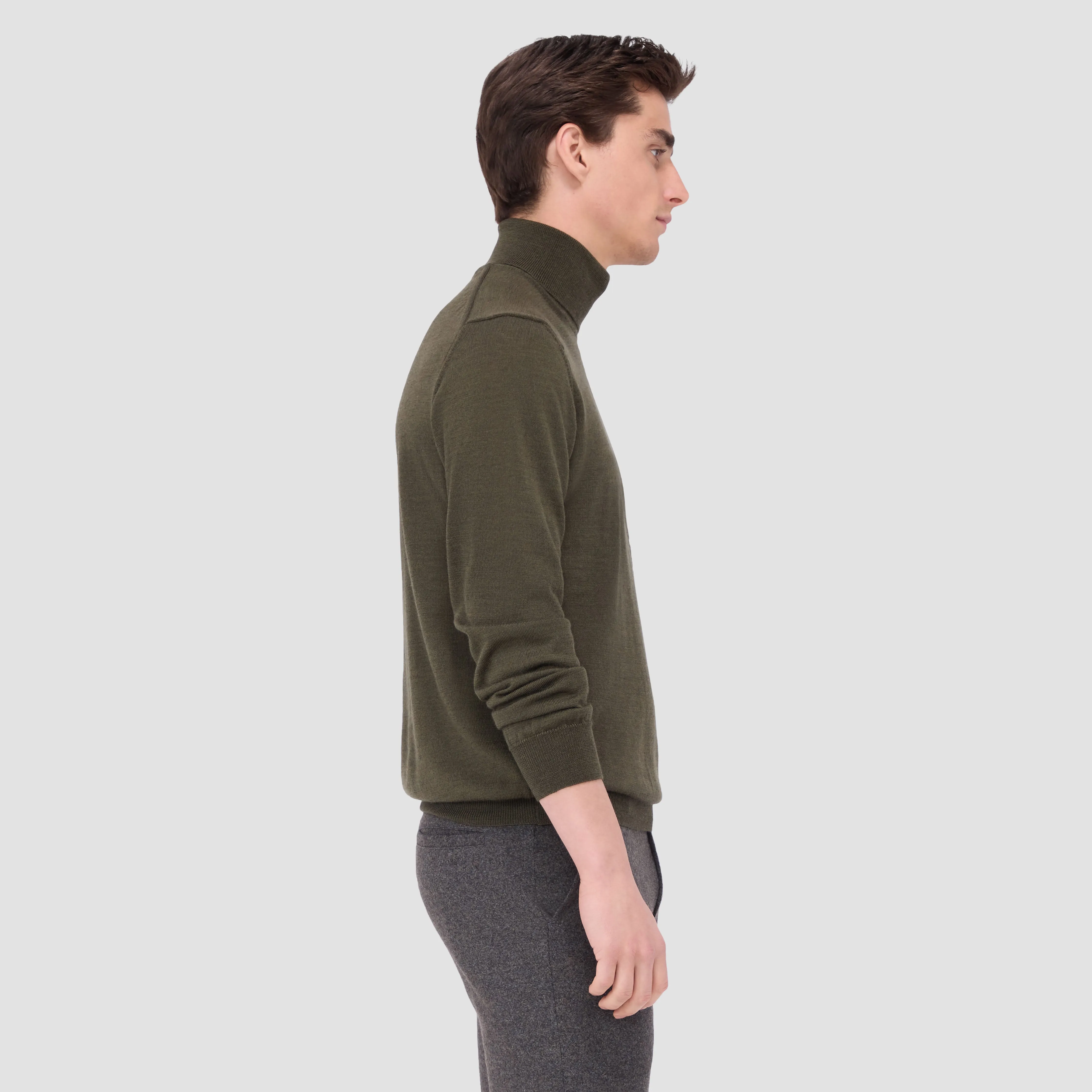 Sawyer Turtleneck Super Merino Sweater sold by Bugatchi product image thumbnail 3