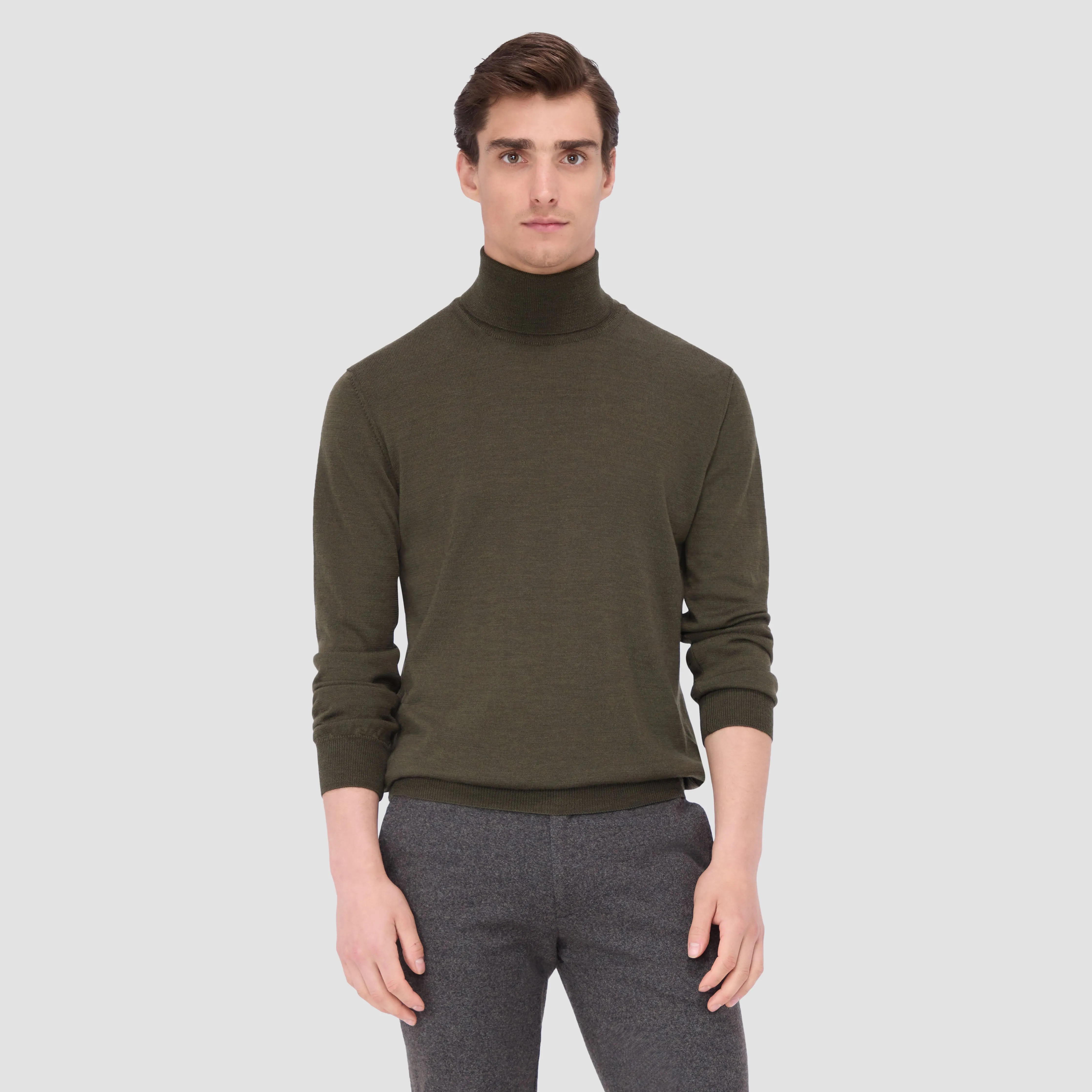 Sawyer Turtleneck Super Merino Sweater sold by Bugatchi product image thumbnail 2