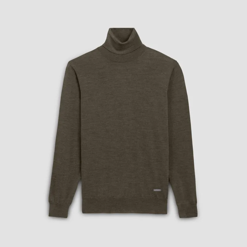 Sawyer Turtleneck Super Merino Sweater sold by Bugatchi