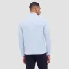 Diagonal Pinstripe Quarter-Zip Pullover sold by Bugatchi