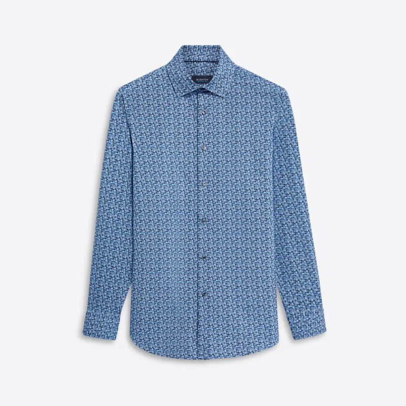 JAMES Paisley Print OoohCotton Shirt sold by Bugatchi