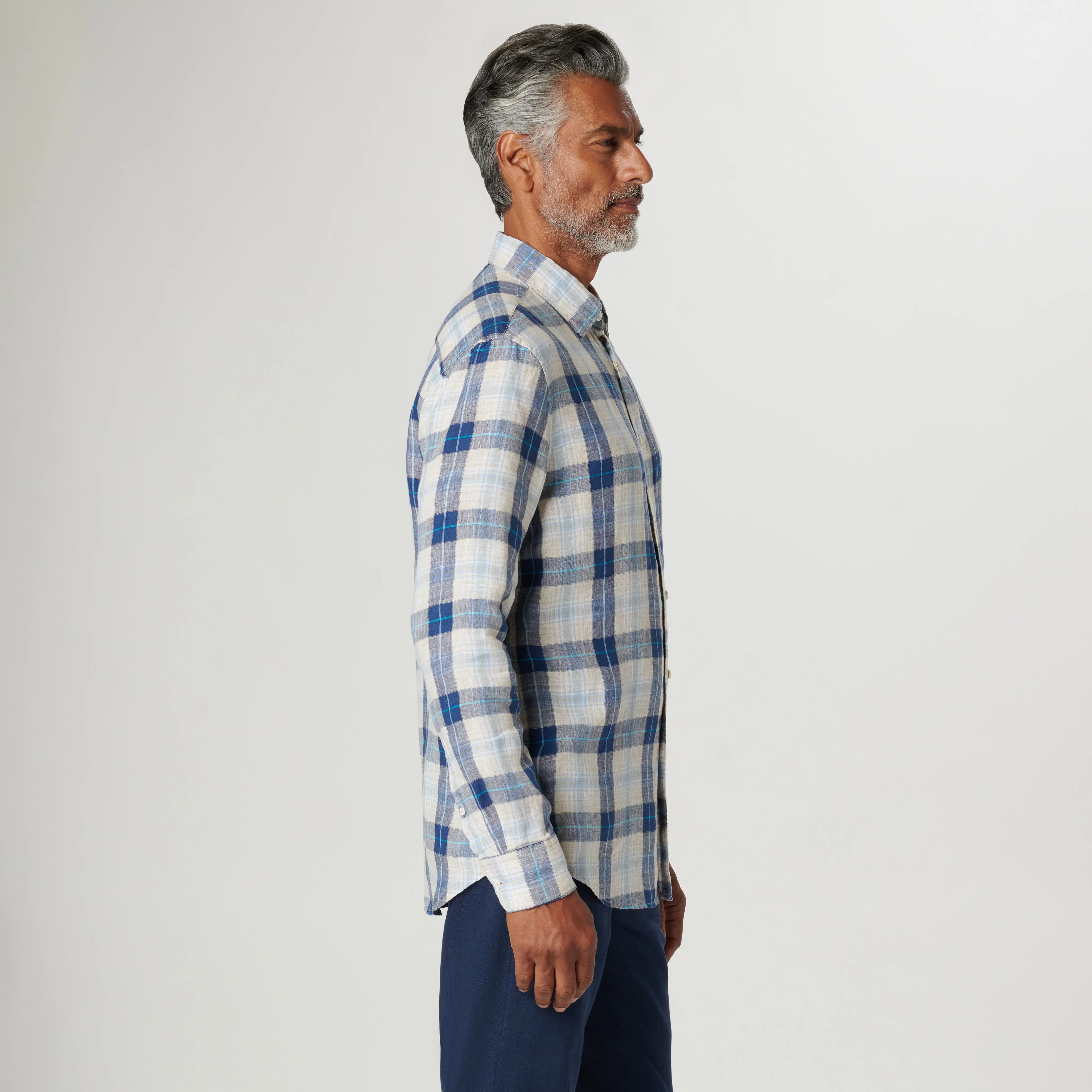 Karl Plaid Shirt sold by Bugatchi product image thumbnail 3