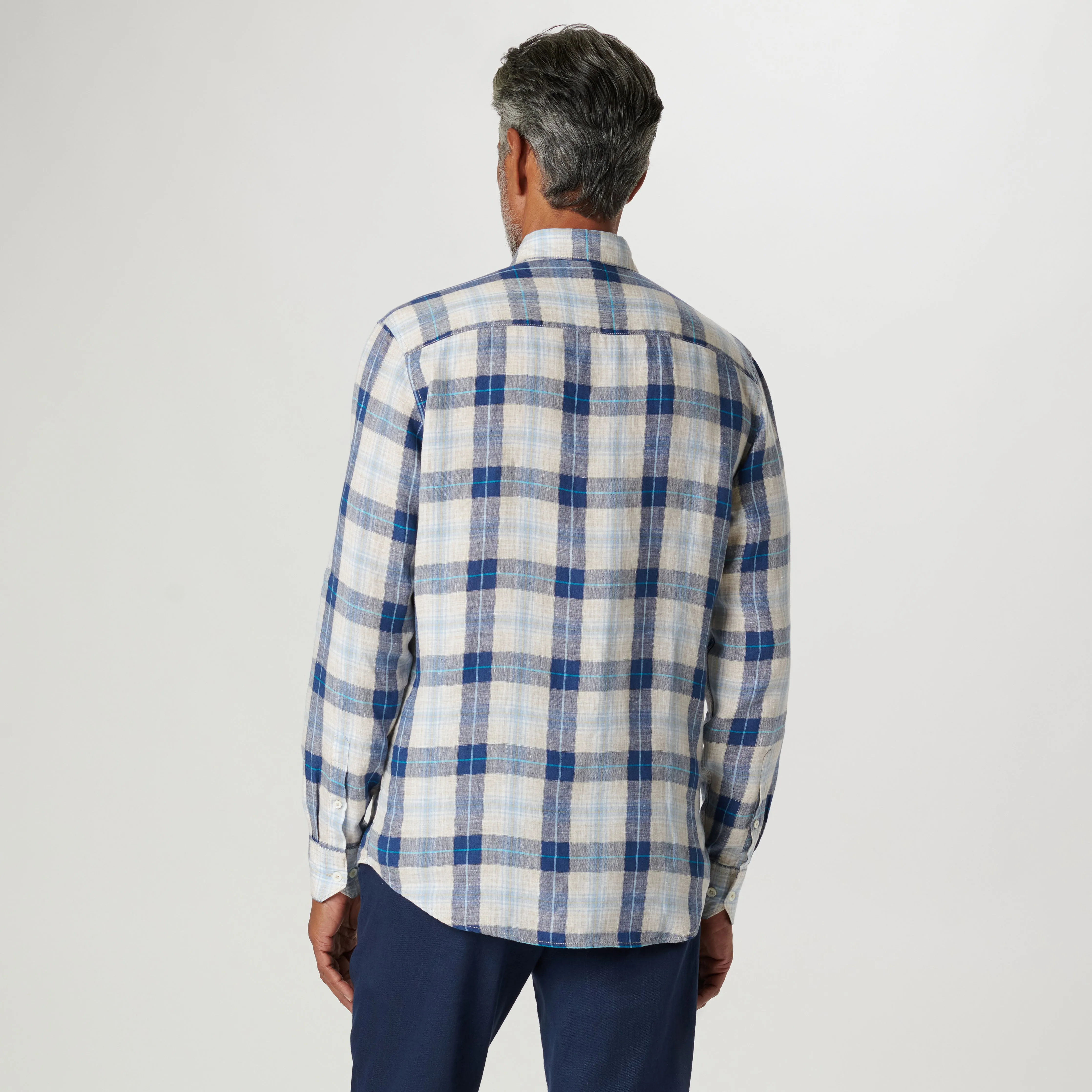 Karl Plaid Shirt sold by Bugatchi product image thumbnail 4