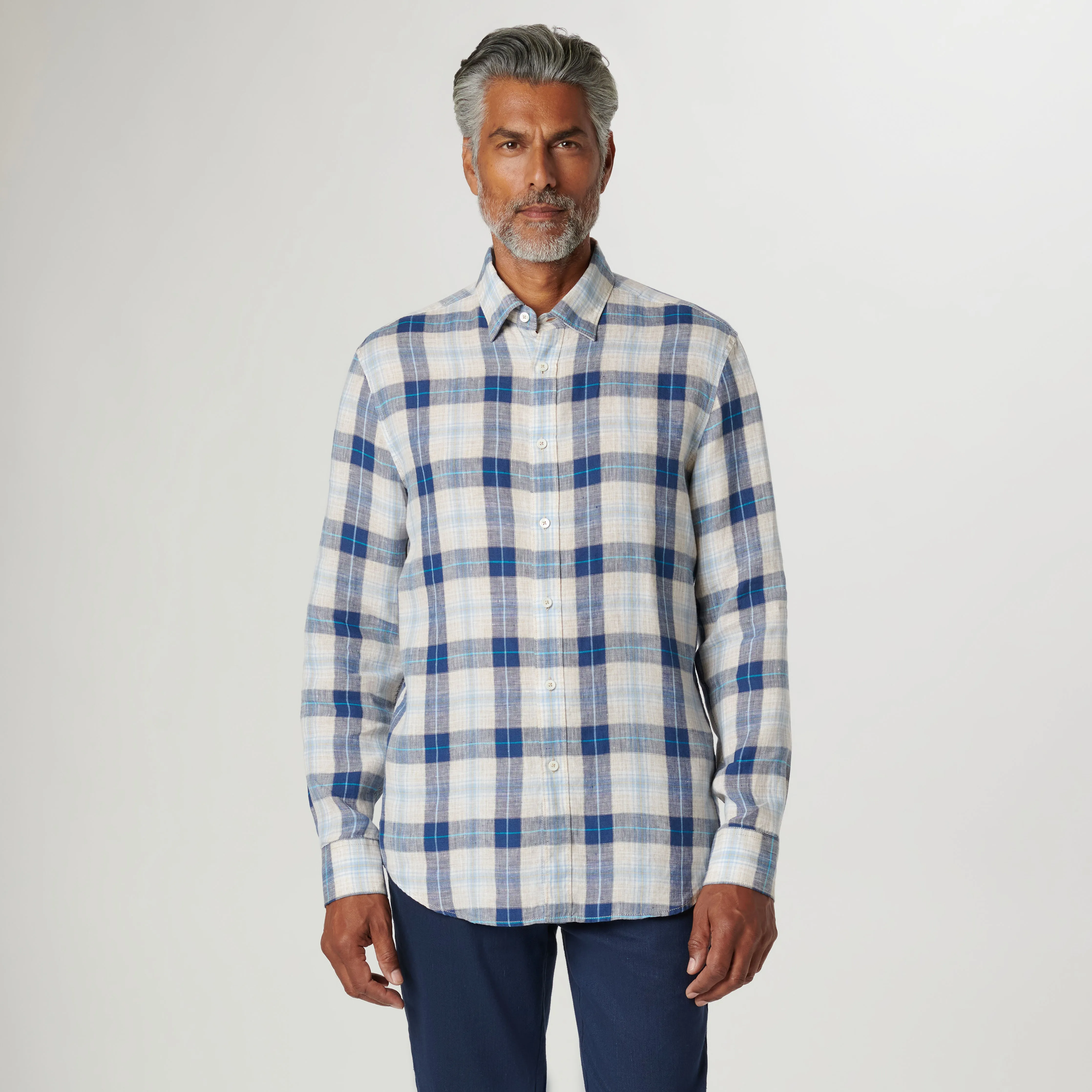 Karl Plaid Shirt sold by Bugatchi product image thumbnail 2