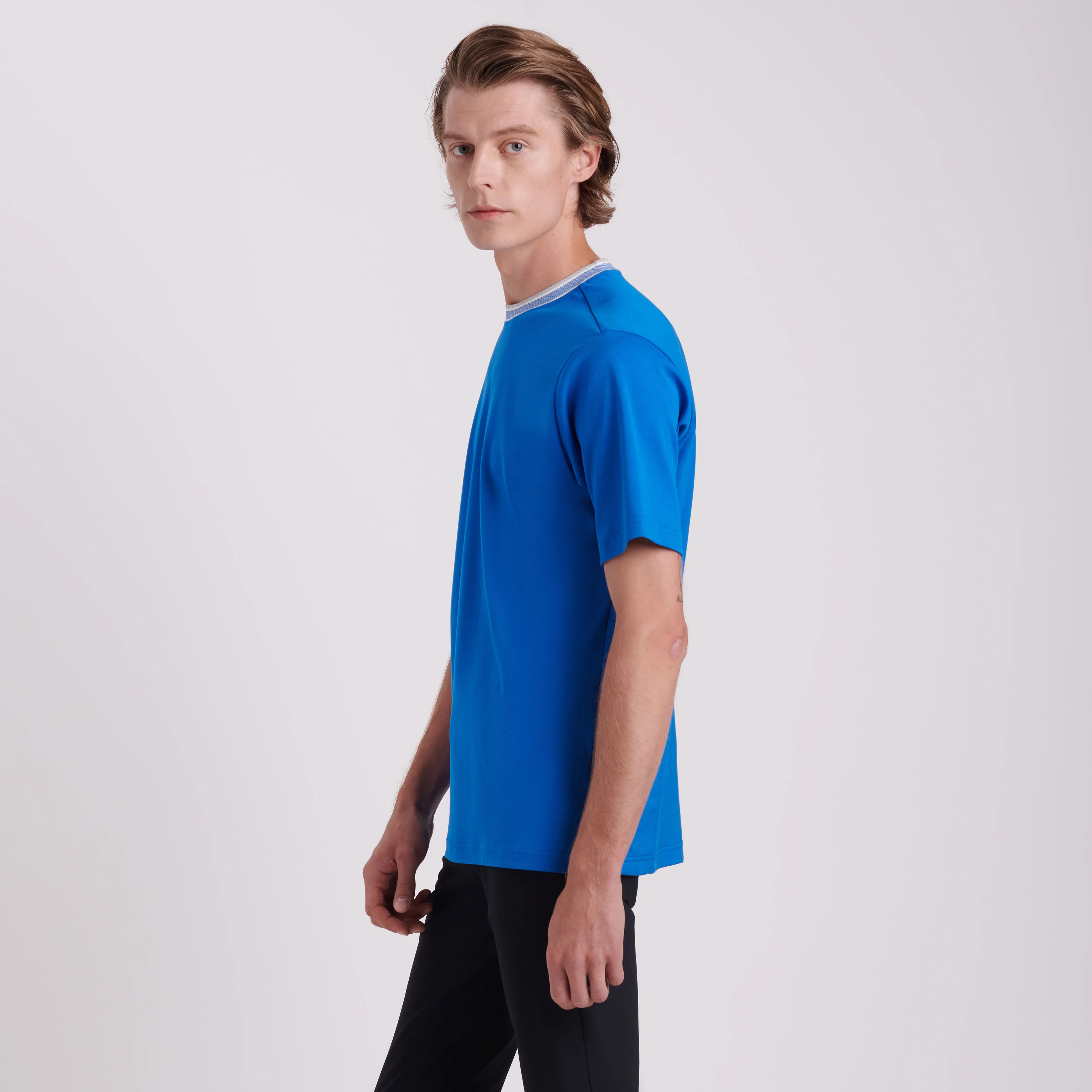 Crew Neck T-Shirt sold by Bugatchi product image thumbnail 3