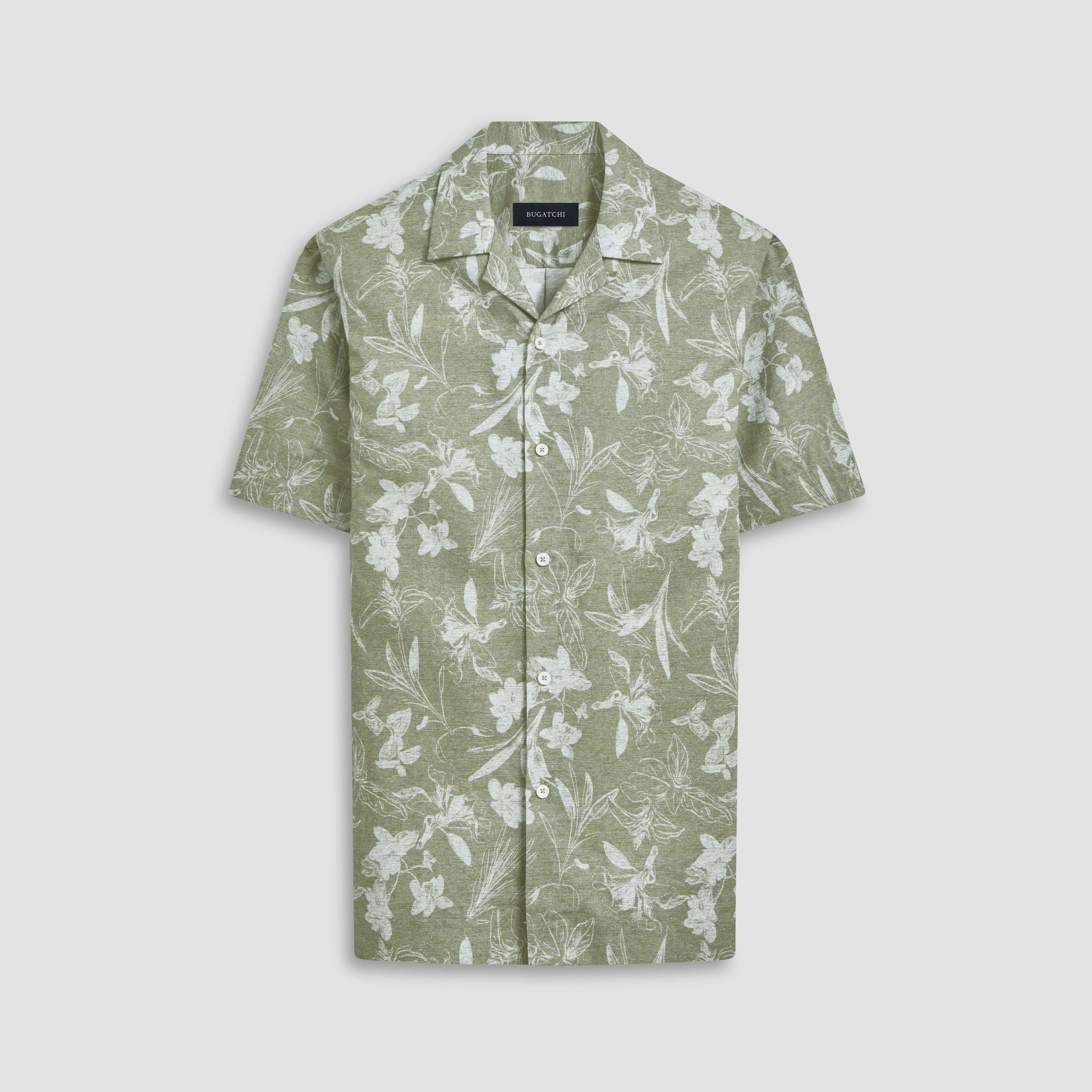 Orson Floral Short Sleeve Shirt sold by Bugatchi