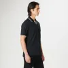 Solid Johnny Collar Polo sold by Bugatchi