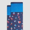 Geometric Mid-Calf Socks sold by Bugatchi